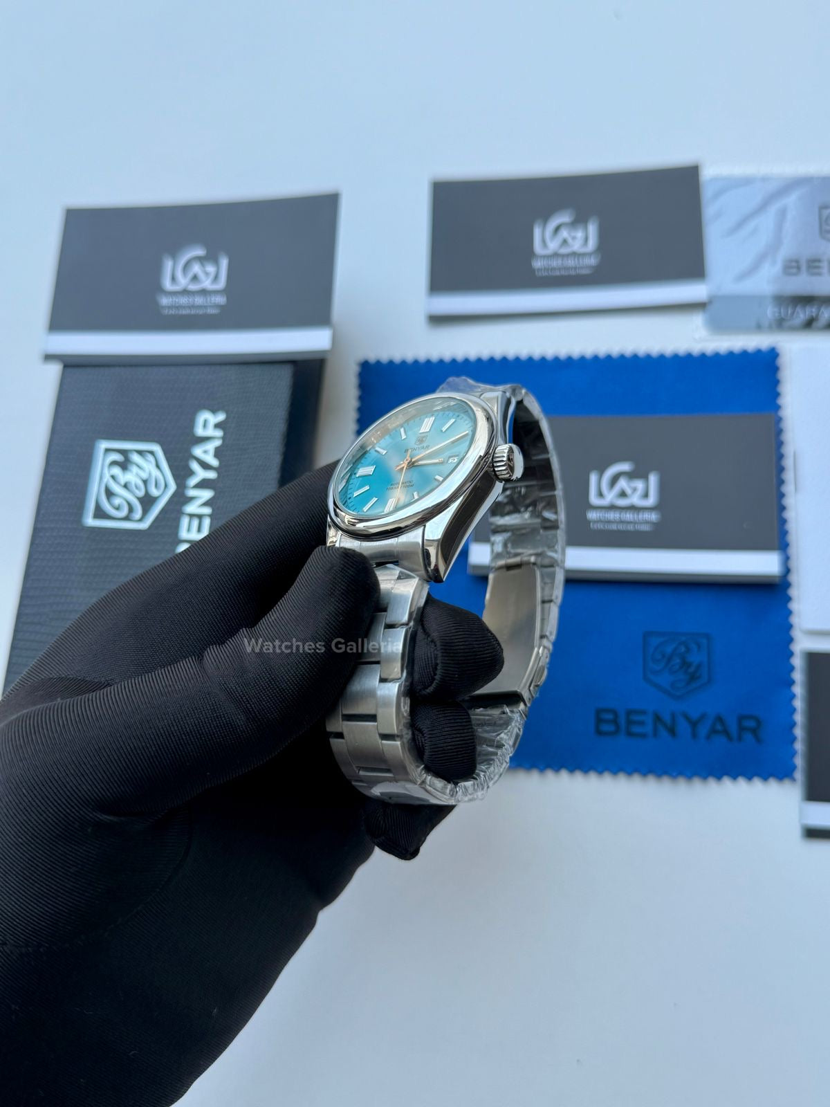 Benyar Oyster Perpetual Automatic (Tifanny Blue) BY5185 Watches Galleria