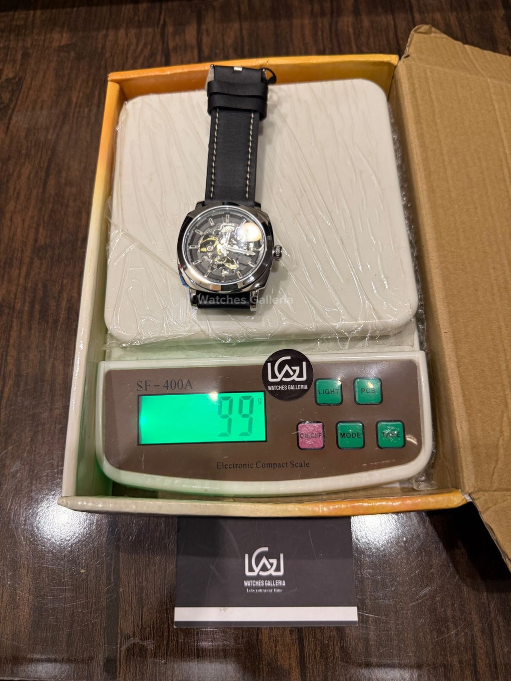 Benyar BY5121 Skeleton Automatic Watch (Silver Black) Benyar in Pakistan