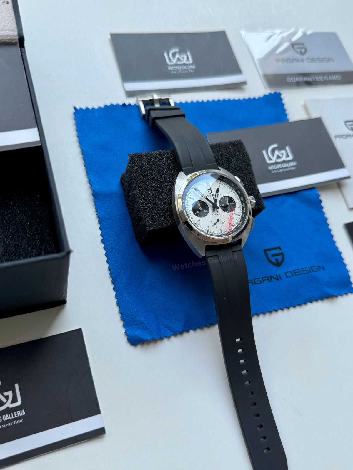 Pagani Design Vintage Chronograph Quartz PD1782 (White) Pagani Design in Pakistan