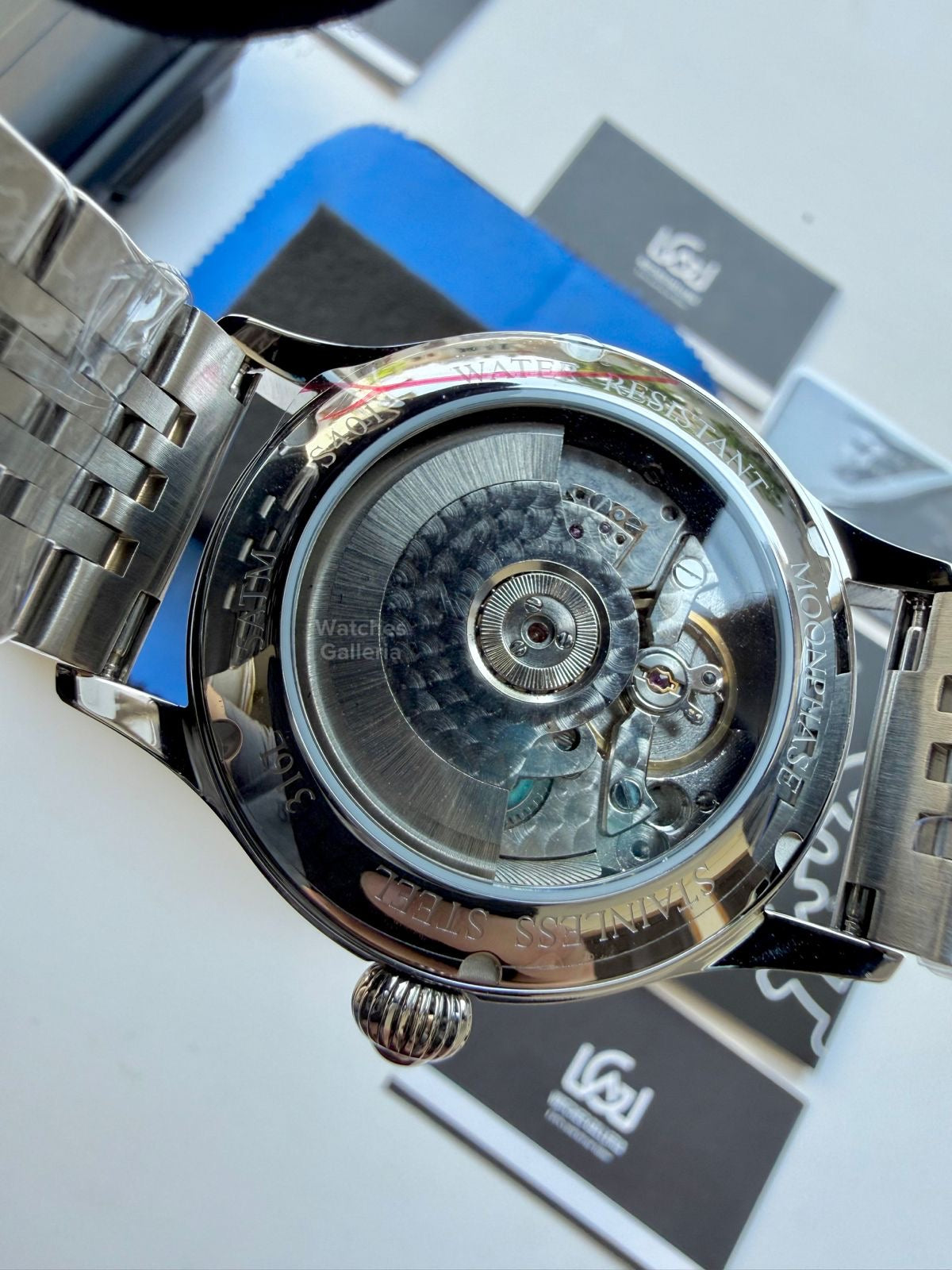 Sugess S401B Oyster Moonphase Watch in Pakistan – Luxury Men’s Automatic Mechanical Watch with Starry Sky Dial