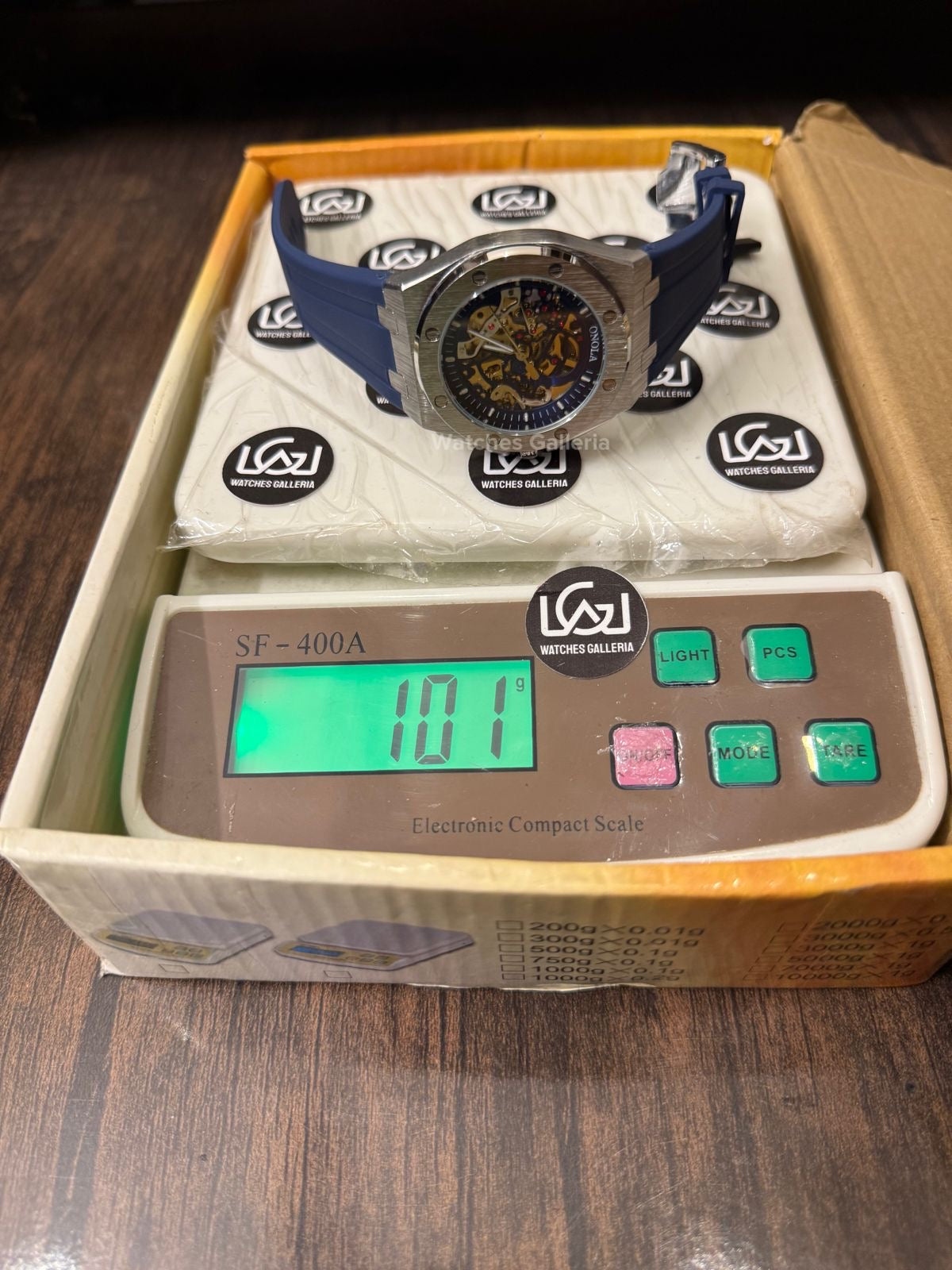 Onola 3834 Royal Oak Offshore Skeleton Blue 46mm Automatic – Premium Sports Watch