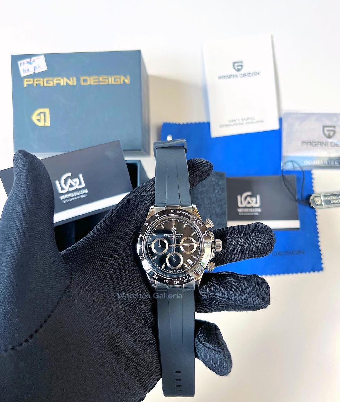 Pagani Design Daytona Quartz (Black) PD1664