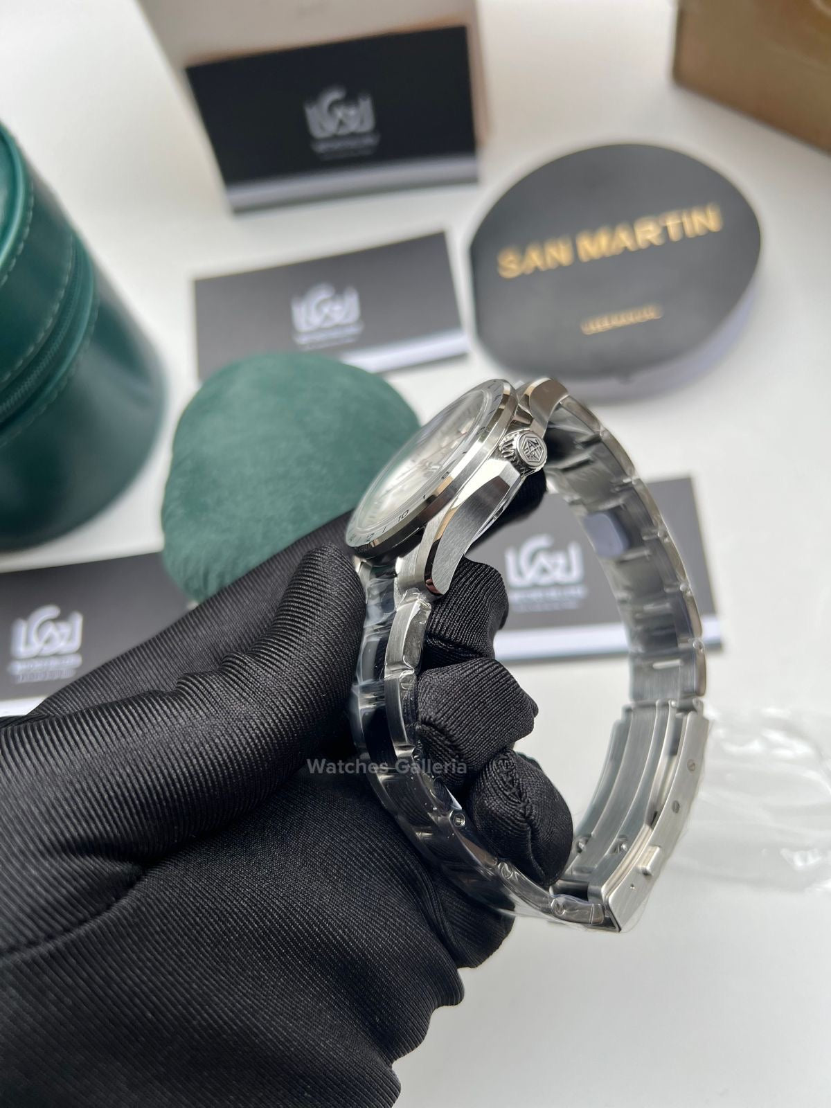 San Martin Desert White Automatic SN0129