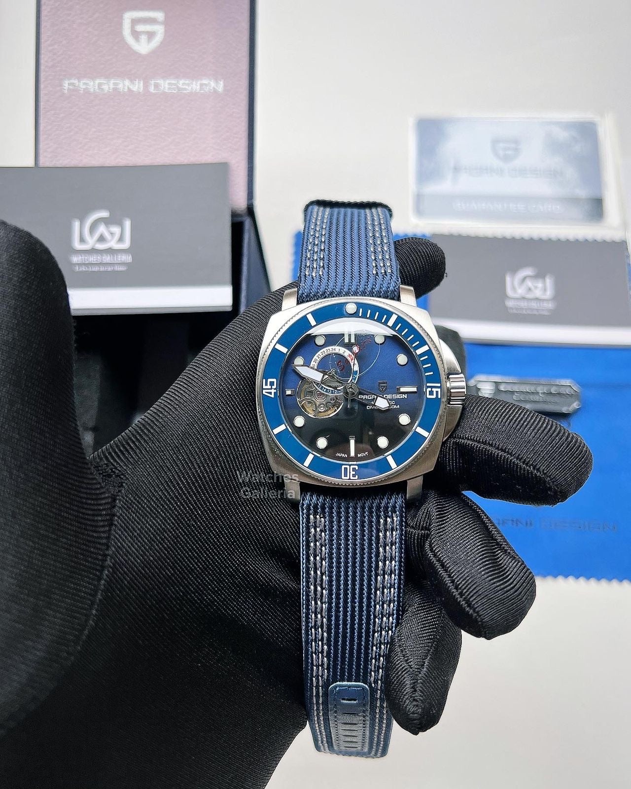 Pagani Design Submersible Blue Dial PD1736