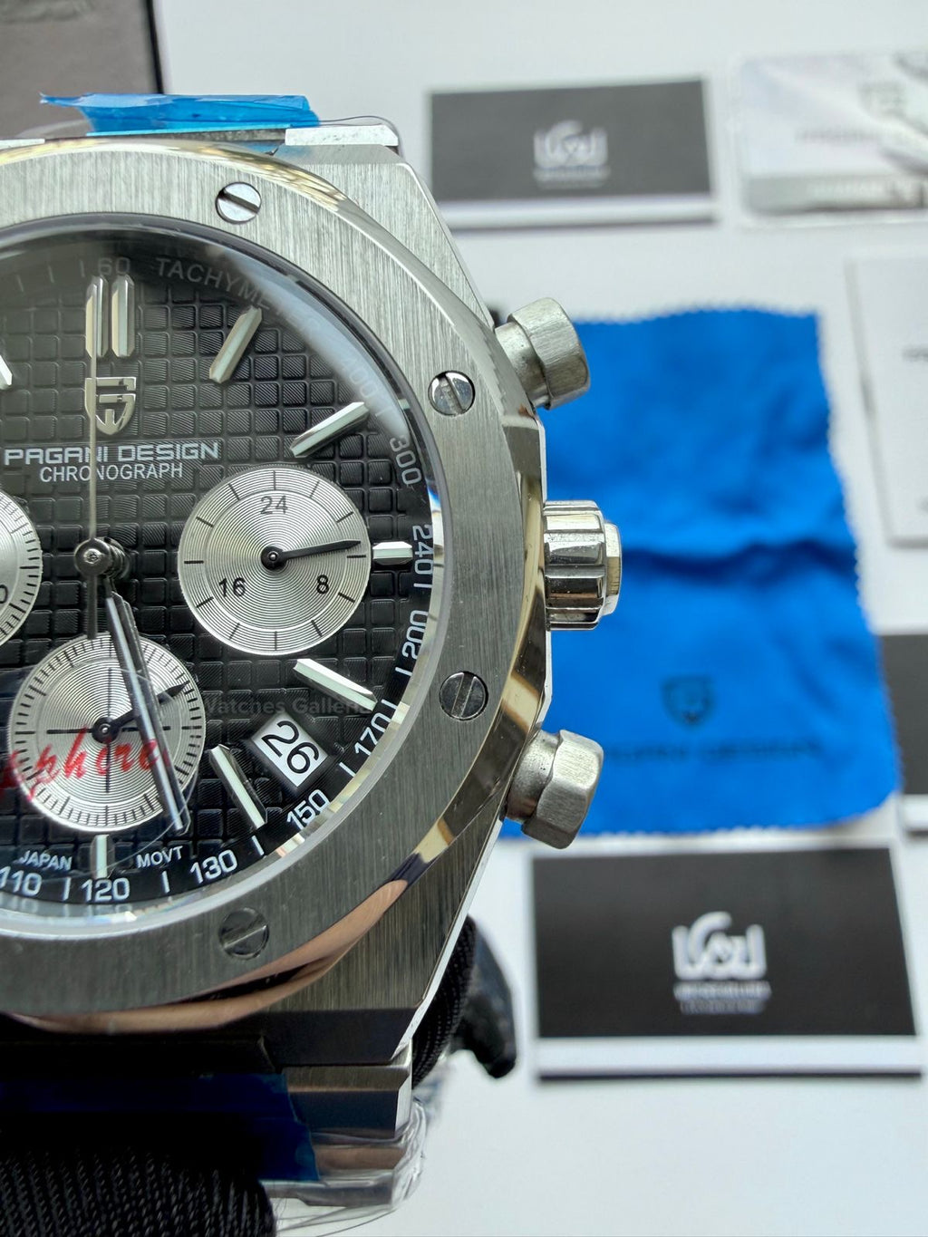Pagani Design PD1707 Royal Oak Chronograph (Black Dial) Pagani Design Pakistan