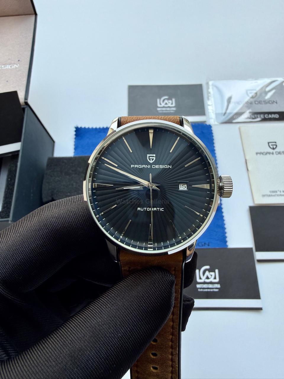 Pagani Design PD2770 Cocktail Automatic Watch Brown Black Dial – Luxury Men’s Mechanical Dress Watch in Pakistan | Watches Galleria