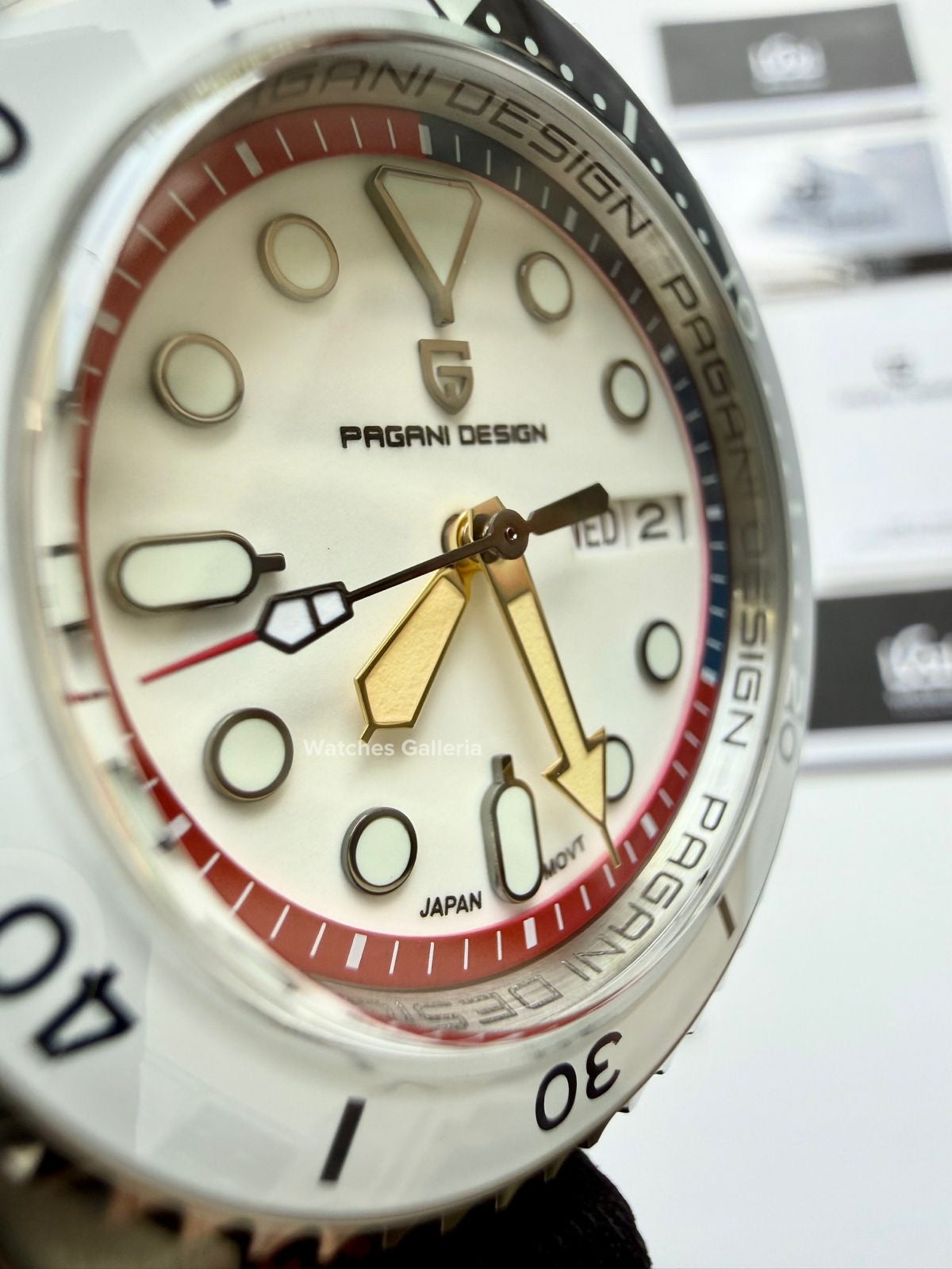 Pagani Design PD1726 Mini Gundam Limited Edition Automatic Watch – Sapphire Crystal, Seiko NH36A, Ceramic Bezel