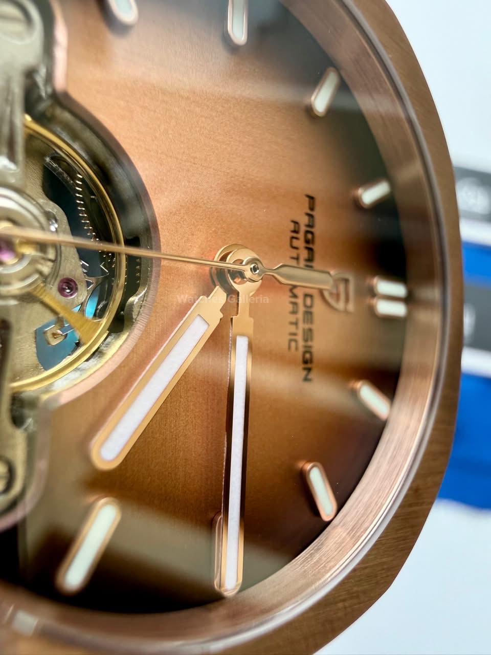 Pagani Design PDys025 Nautilus Flywheel Rose Gold 42mm Automatic Watch – Sapphire Crystal | E3251 Movement | 5ATM