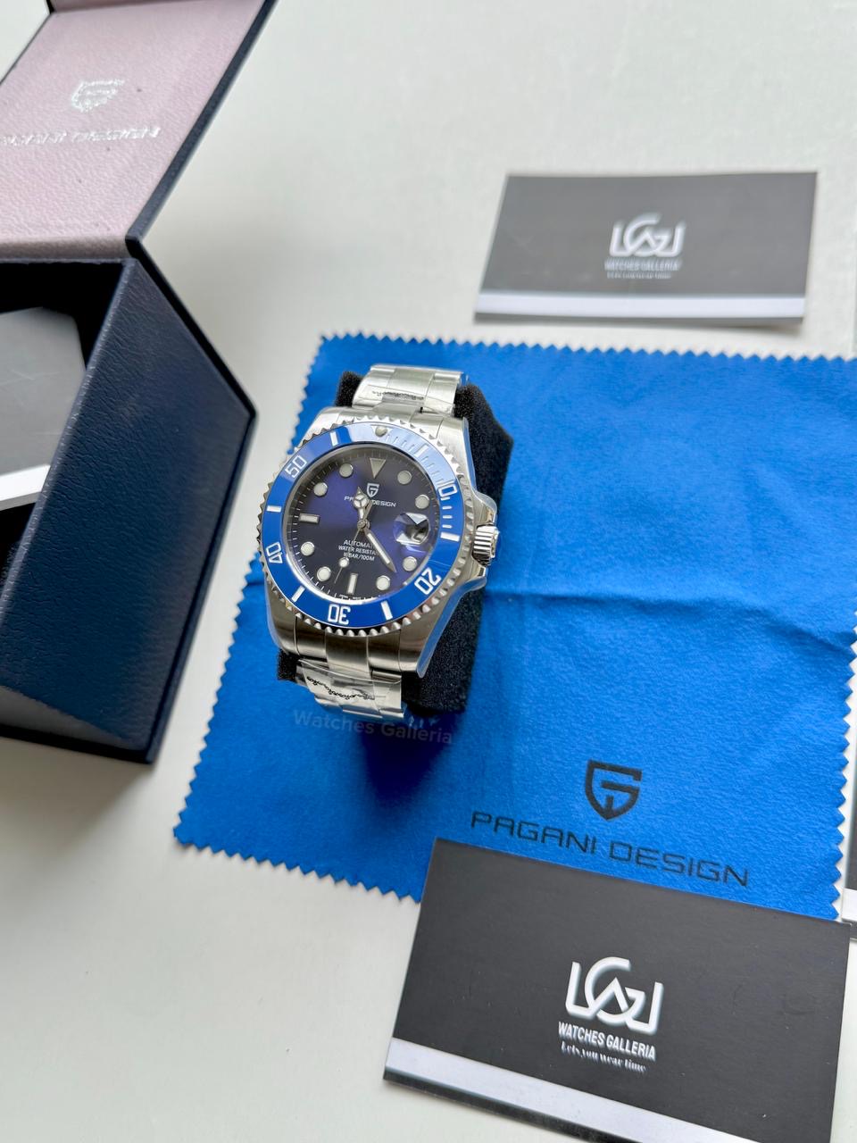 Pagani Design Watch PD1639 Submariner Automatic (Smurf) Pagani Design in Pakistan