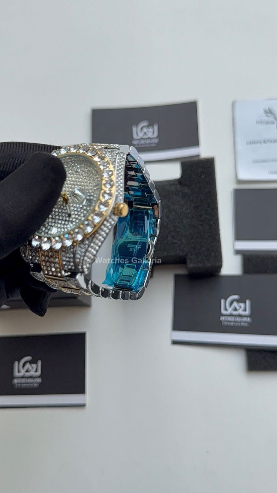 Miss Fox Iced Out Royal Oak (Two Tone) MFV332 Watches Galleria