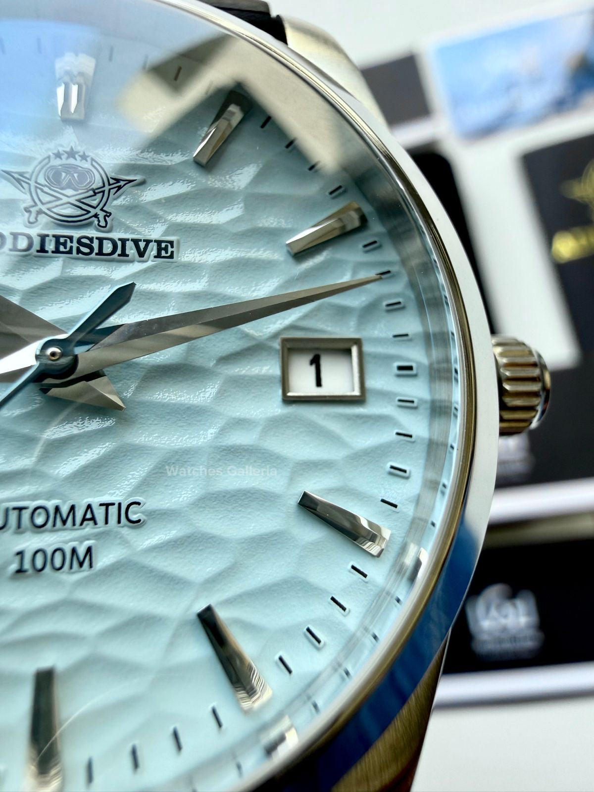 Addiesdive AD2118 Omiwatari Blue Silicon “Ice Blue” Addiesdive Watch in Pakistan