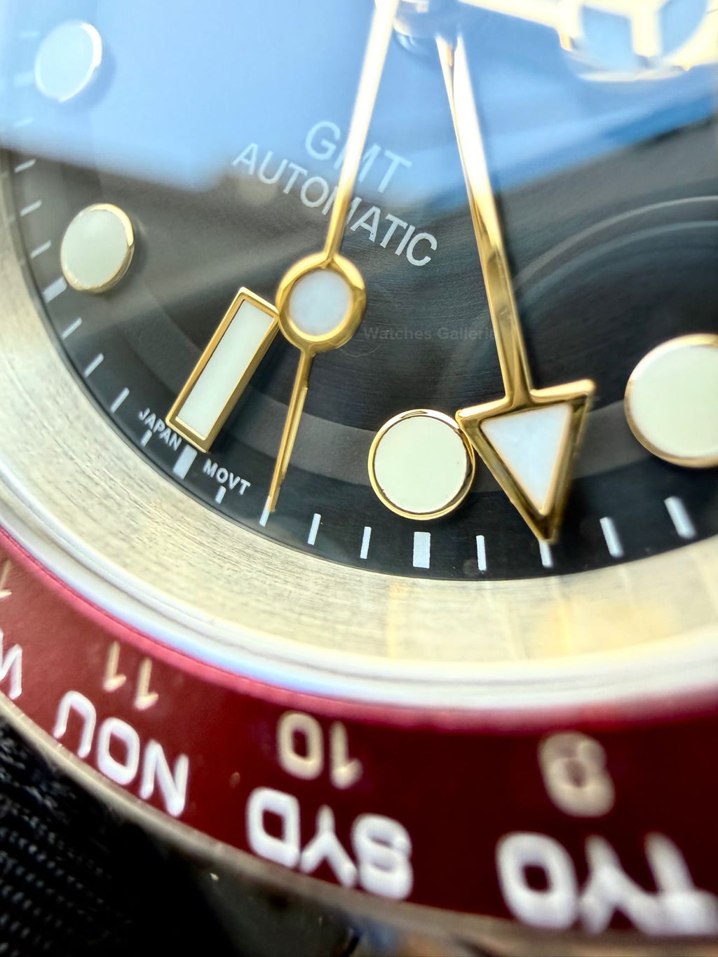 Pagani Design PD1758 World Time GMT Automatic (Red) | Pagani Design Pakistan | PD-1758