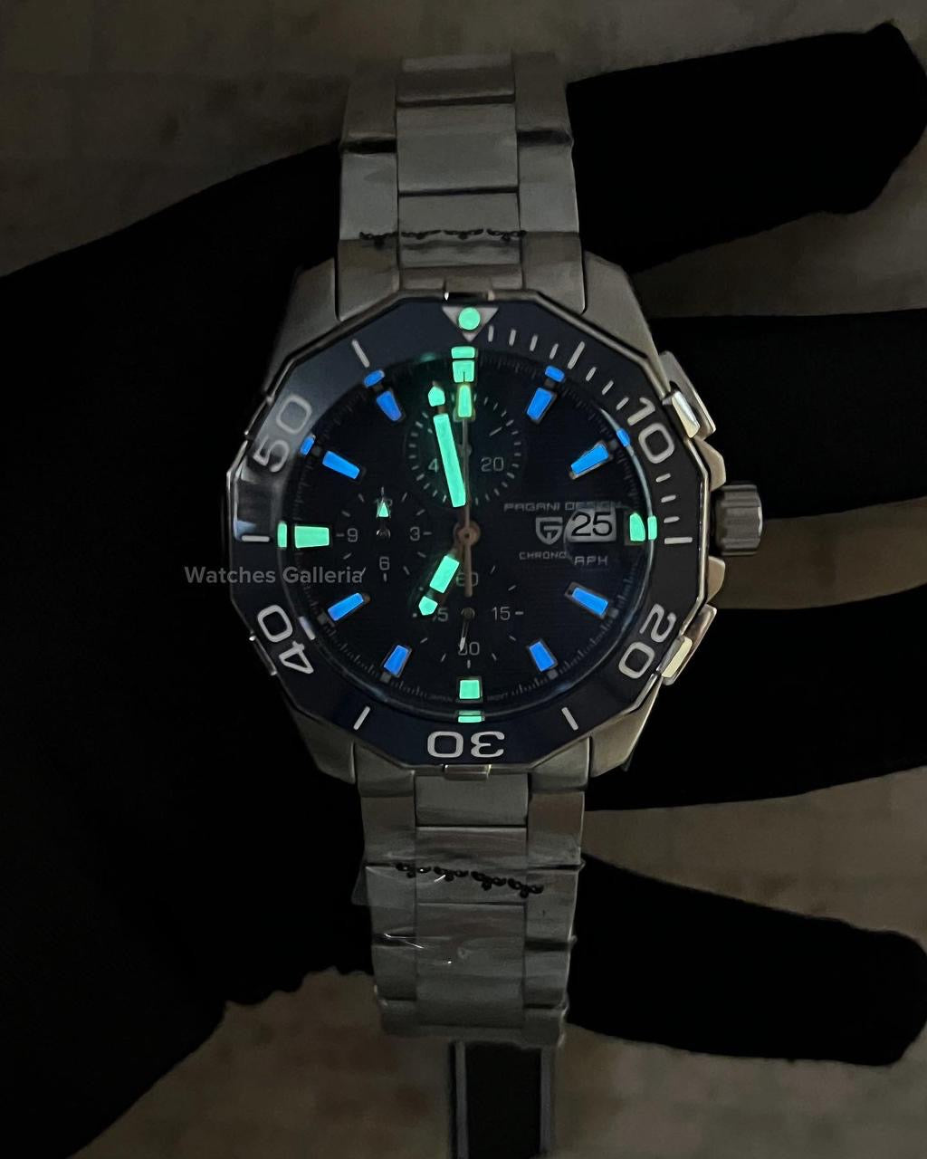 Pagani Design Aquaracer Chronograph Quartz (Blue Dial) PD1617 “DISCONTINUED”