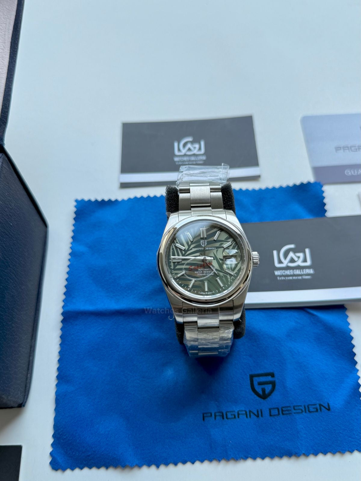 Pagani Design Oyster Perpetual Automatic PD1715 Palm Dial (Green) Pagani Design in Pakistan