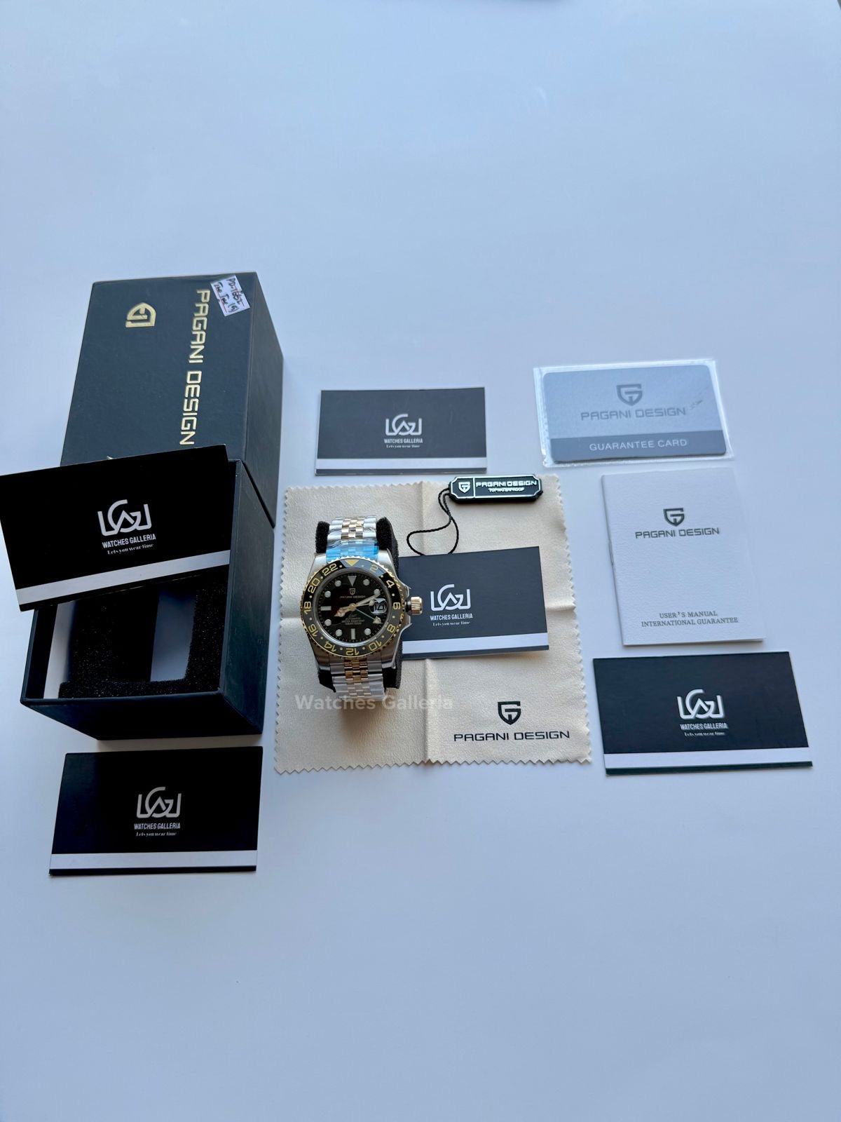 Pagani Design PD1662 GMT Master V6 Two Tone in Pakistan – Automatic GMT Luxury Men’s Watch with Sapphire Crystal & Rotating Bezel
