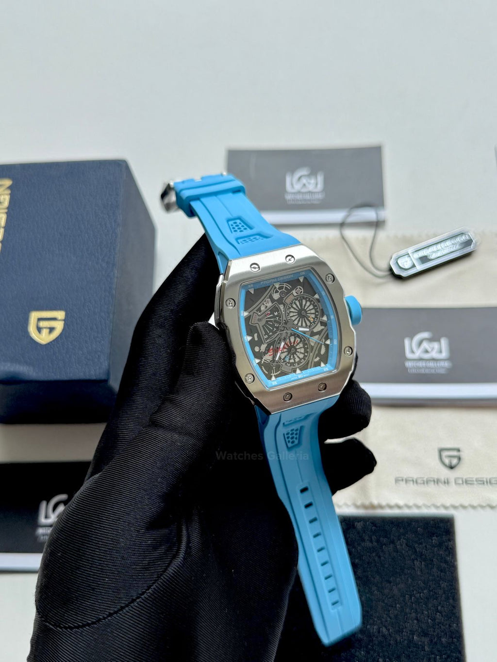 Pagani Design Tonneau Calendar Quartz PDys012 (Sky) Pagani Design in Pakistan