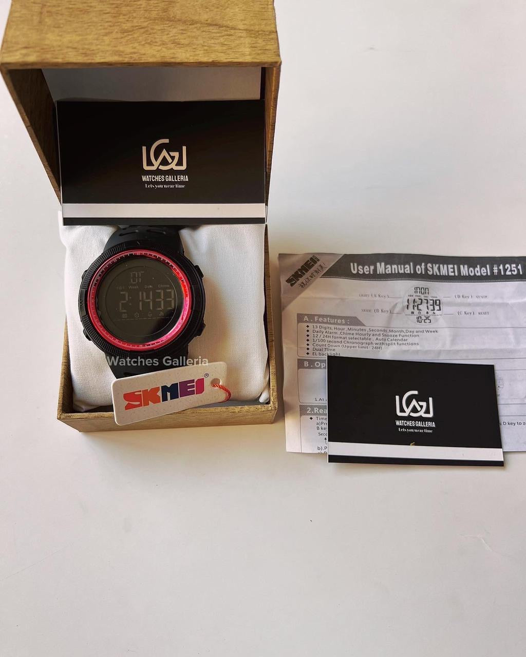 Skmei Sports Watch Quartz (Red) Skmei1251