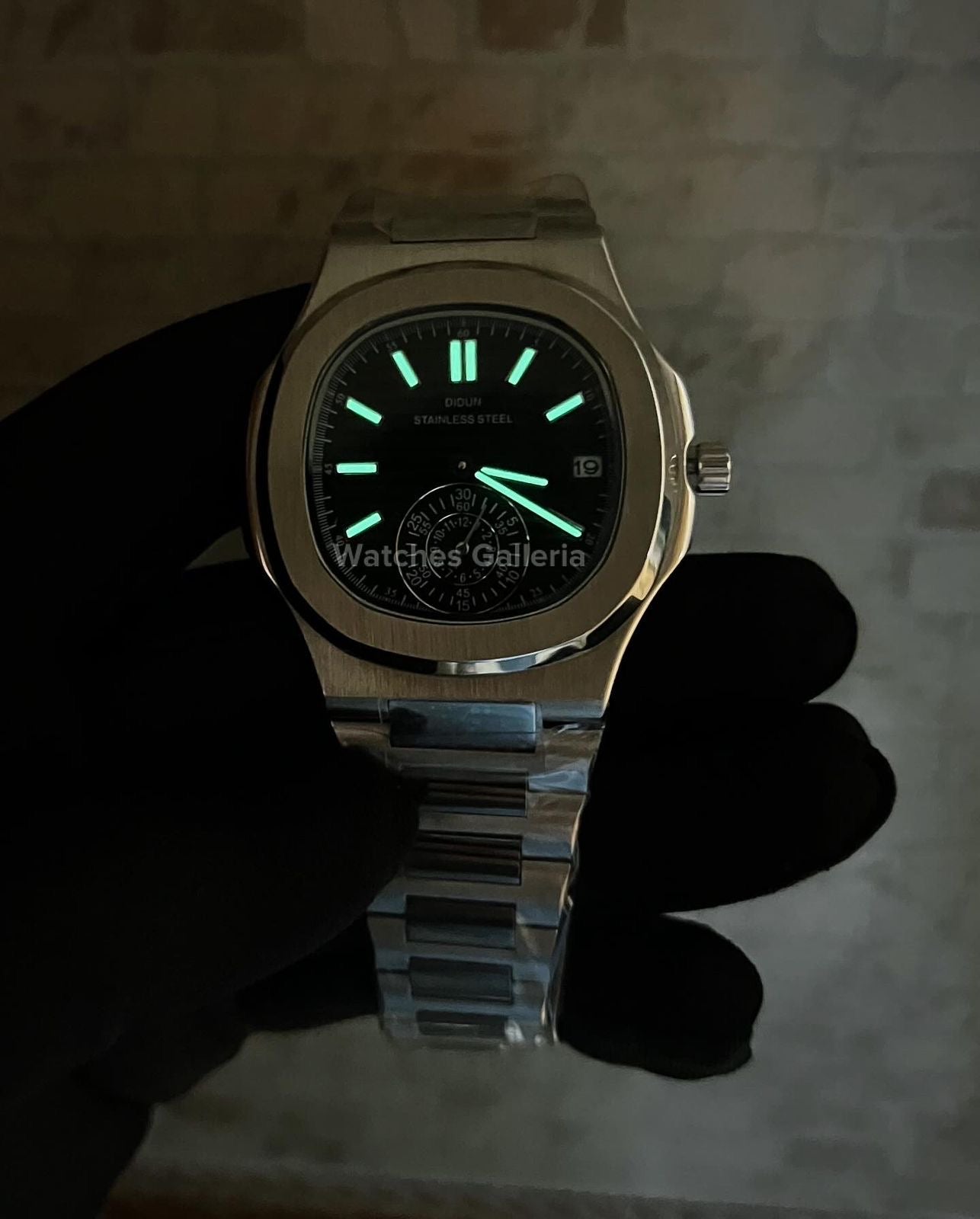 Didun Nautilus Sub Dial Quartz (Black) PD49 Watches Galleria