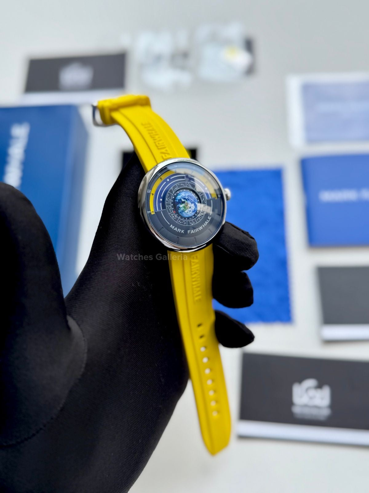 Mark Fairwhale Earth Planet Quartz (Yellow) MFW5700 Watches Galleria © Copyrights All Right Reserved