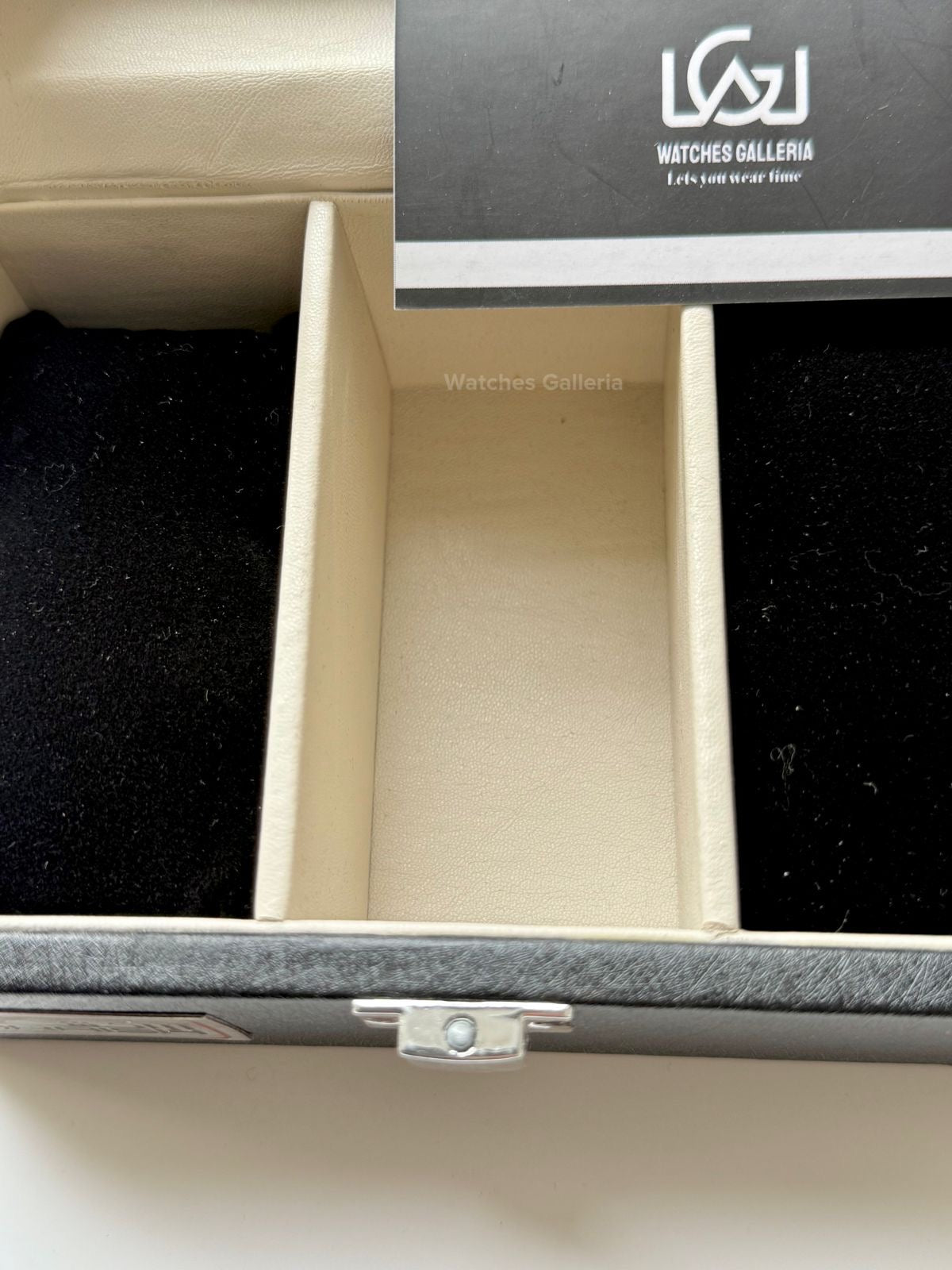 Watch Organizer Box (Black/White) | 3 Slots Watch Box | Watch Storage Box | Watch Box