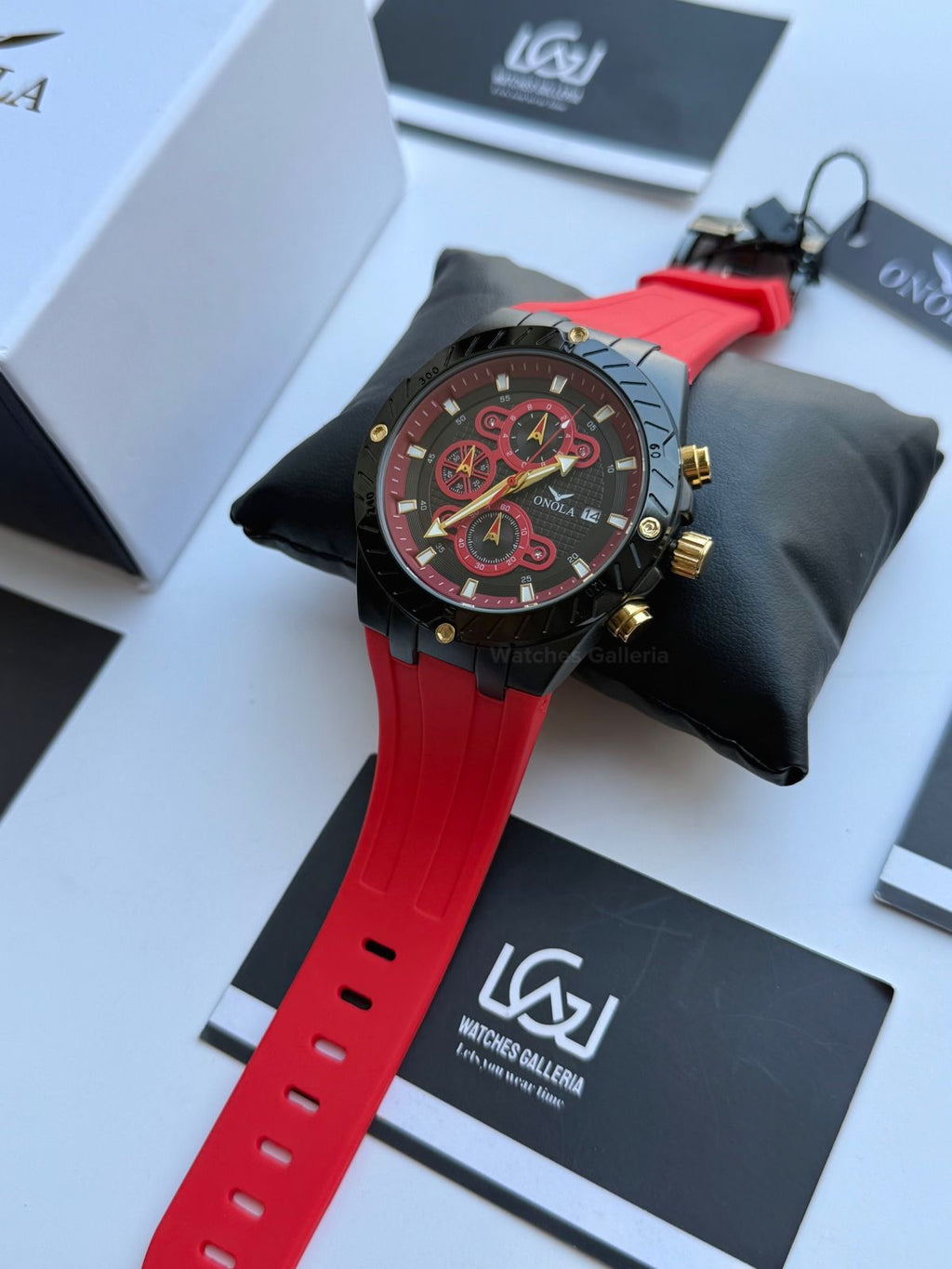 Onola 6857 Offshore Chronograph Red 46mm Quartz – Royal Oak Offshore Design