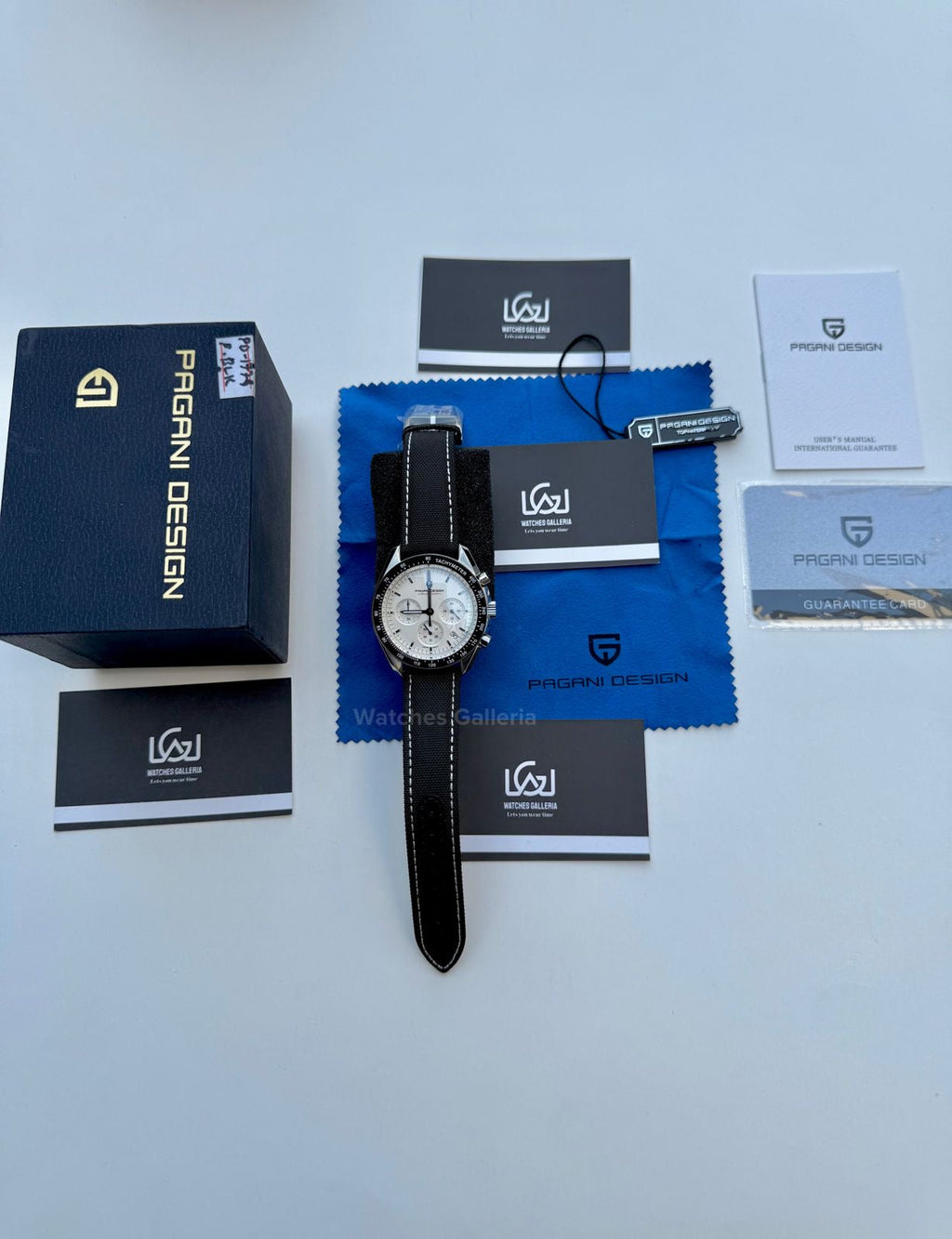 Pagani Design Speedmaster Moonwatch Quartz (White ~ Black) PD1701 Watches Galleria
