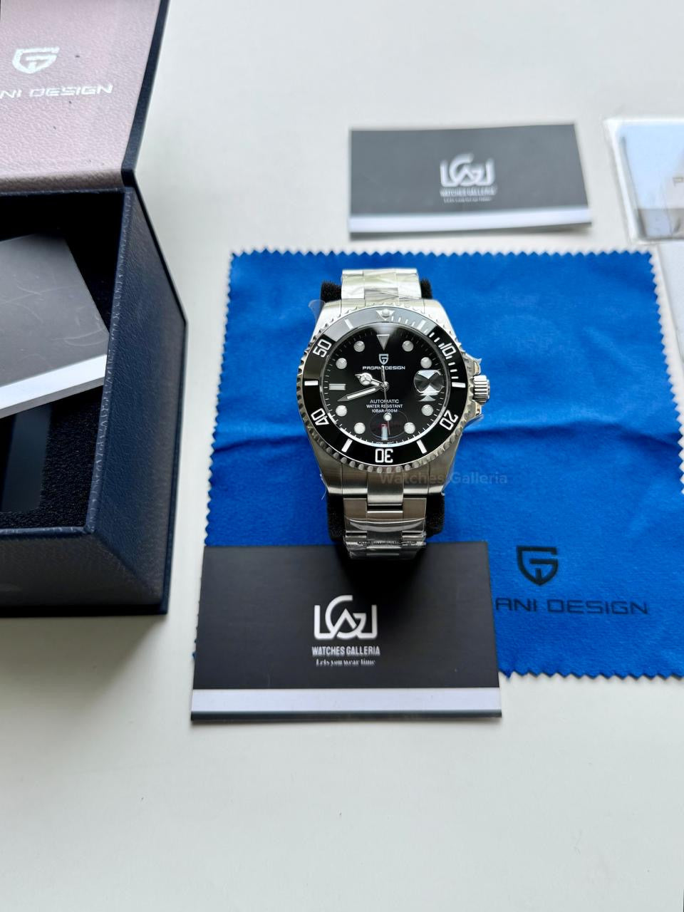 Pagani Design Watch PD1639 Submariner Automatic (Black) Pagani Design in Pakistan