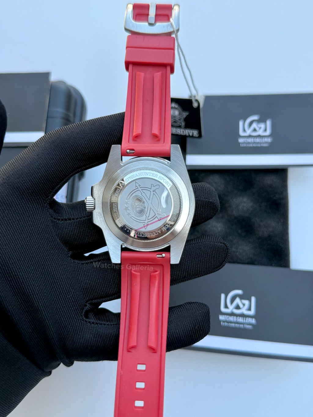 Addiesdive Yachtmaster Quartz (Red) AD2040 Watches Galleria