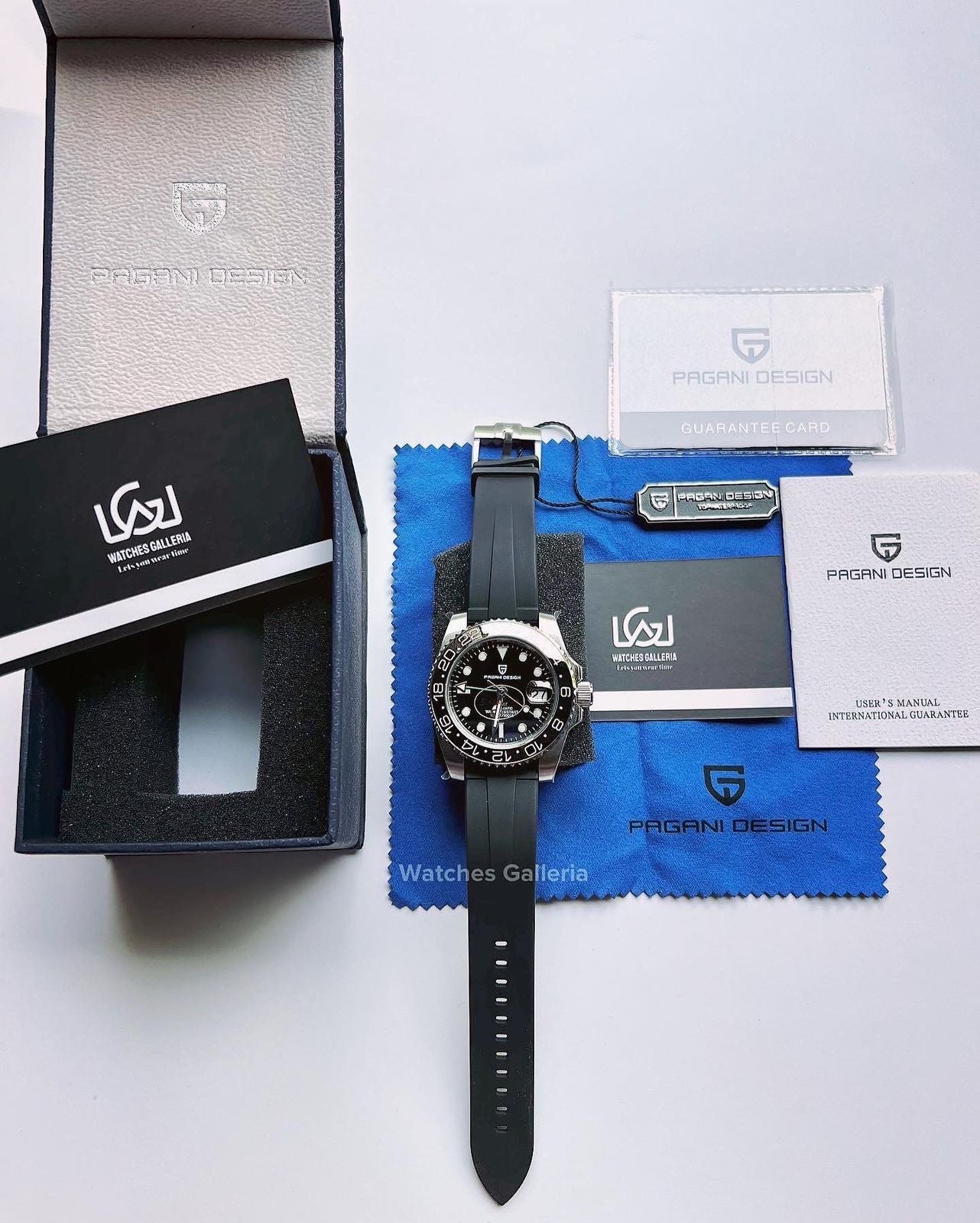 Pagani Design GMT Master I Automatic (Black) PD1662