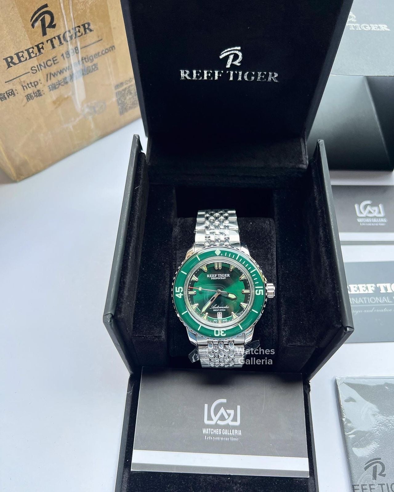Reef Tiger Captain Cook Deep Ocean (Green) RGA3039
