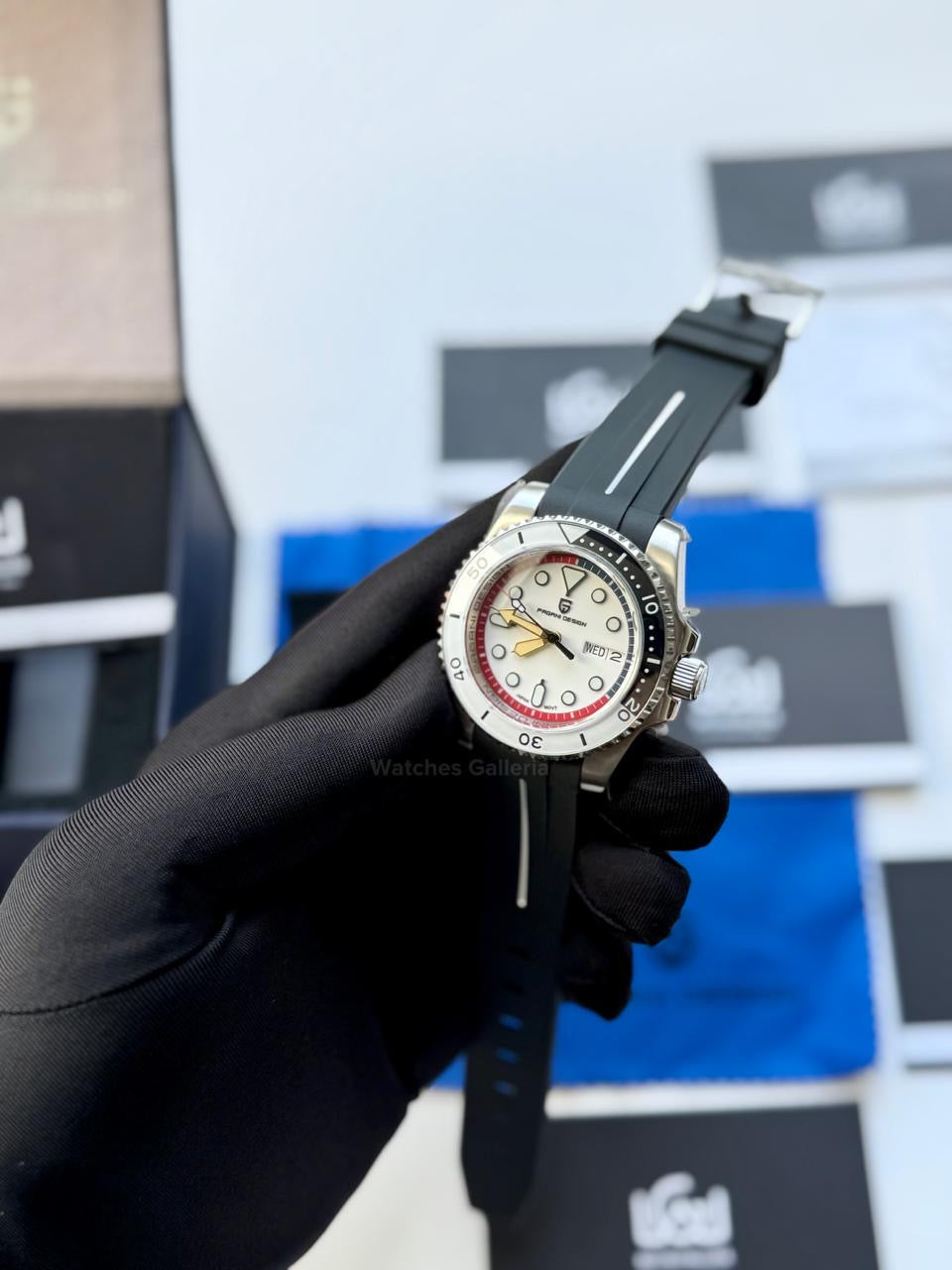 Pagani Design PD1726 Mini Gundam Limited Edition Automatic Watch – Sapphire Crystal, Seiko NH36A, Ceramic Bezel