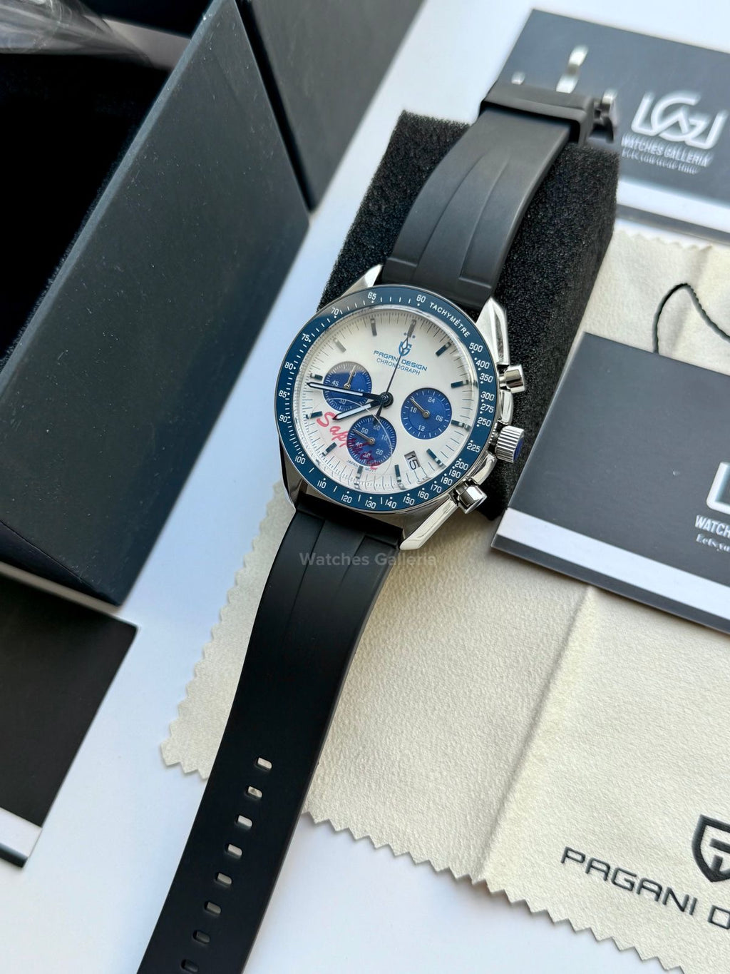 Pagani Design PD1701 Speedmaster Moonwatch Blue 40mm Chronograph – Seiko VK63 Quartz | Sapphire Crystal | 100M WR