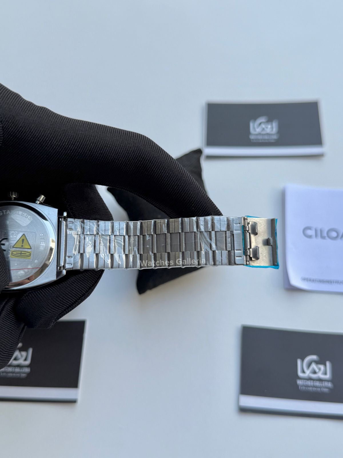 Ciloa Chronograph Steel (Silver) ciloa501 Watches Galleria