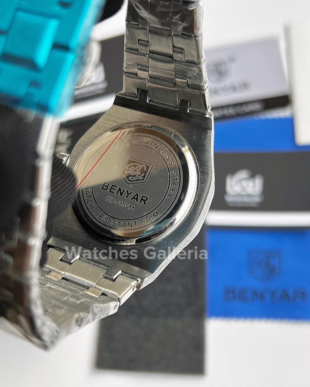 Benyar Royal Oak V1 Quartz (Black) BY5156