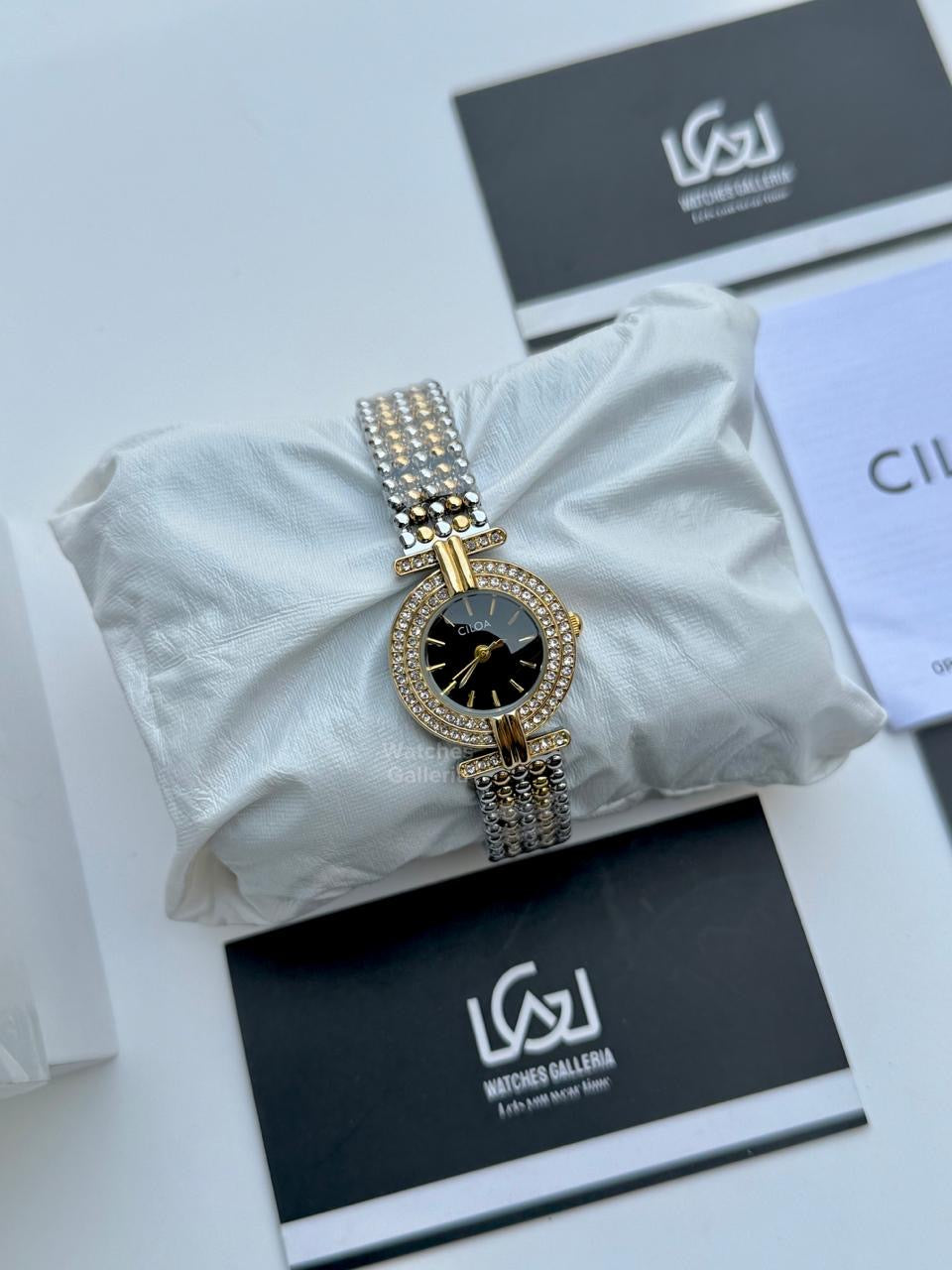 Ciloa 628 Ladies Watch Quartz (Two Tone) Ciloa Watch in Pakistan