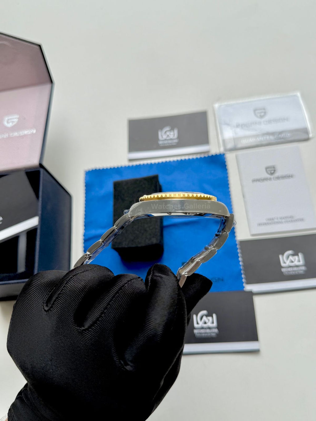 Pagani Design Submariner Automatic PD1639 (Gold Black) Pagani Design in Pakistan