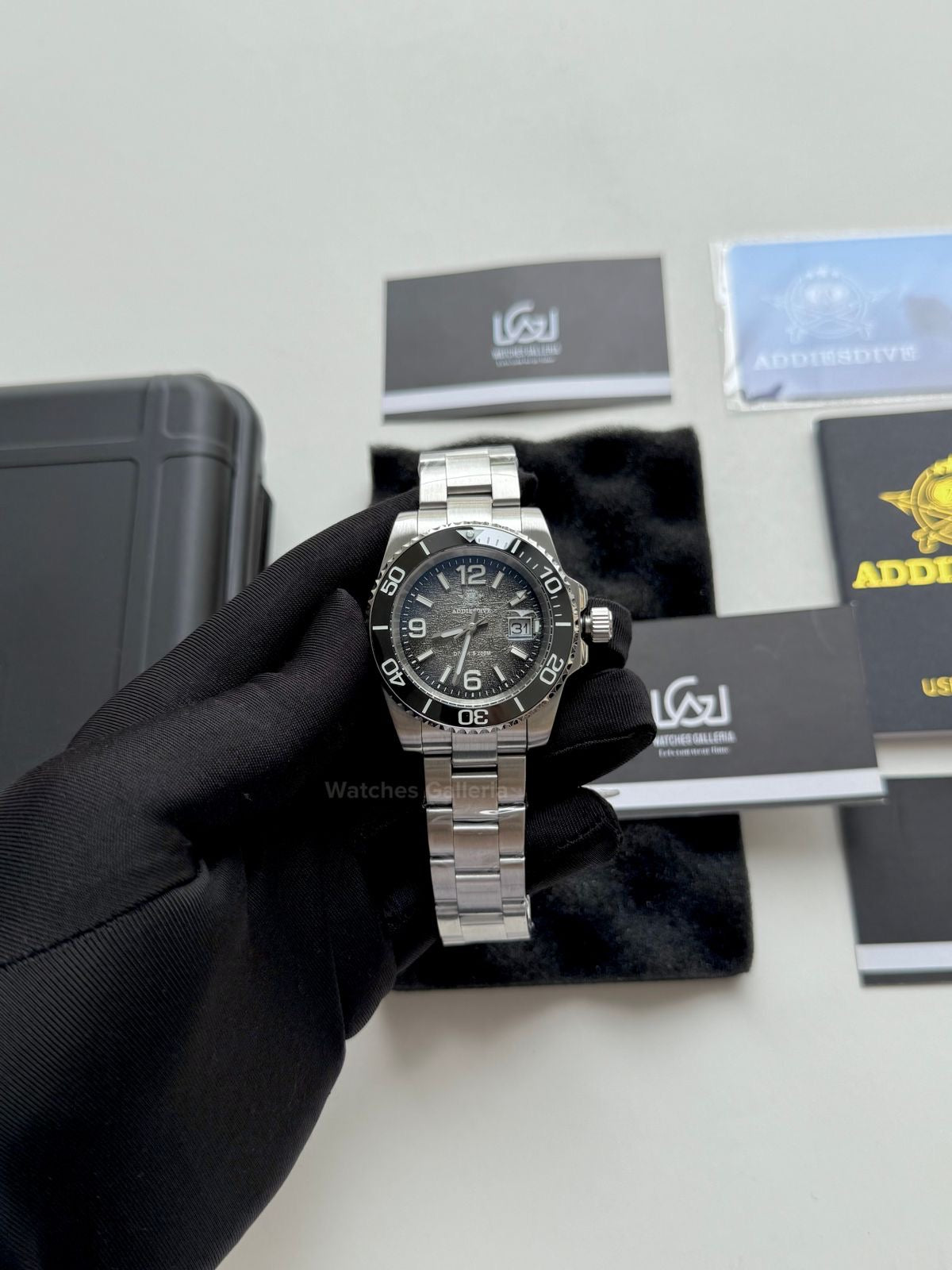 Addiesdive Submariner Gradient Quartz (Grey) AD2513 Watches Galleria © Copyrights All Right Reserved