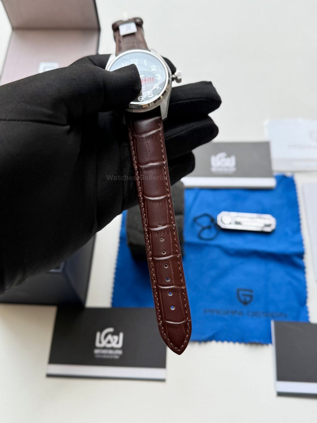 Pagani Design PD1717 Spirit Pilot Automatic (Green Leather Exclusive) Pagani Design in Pakistan