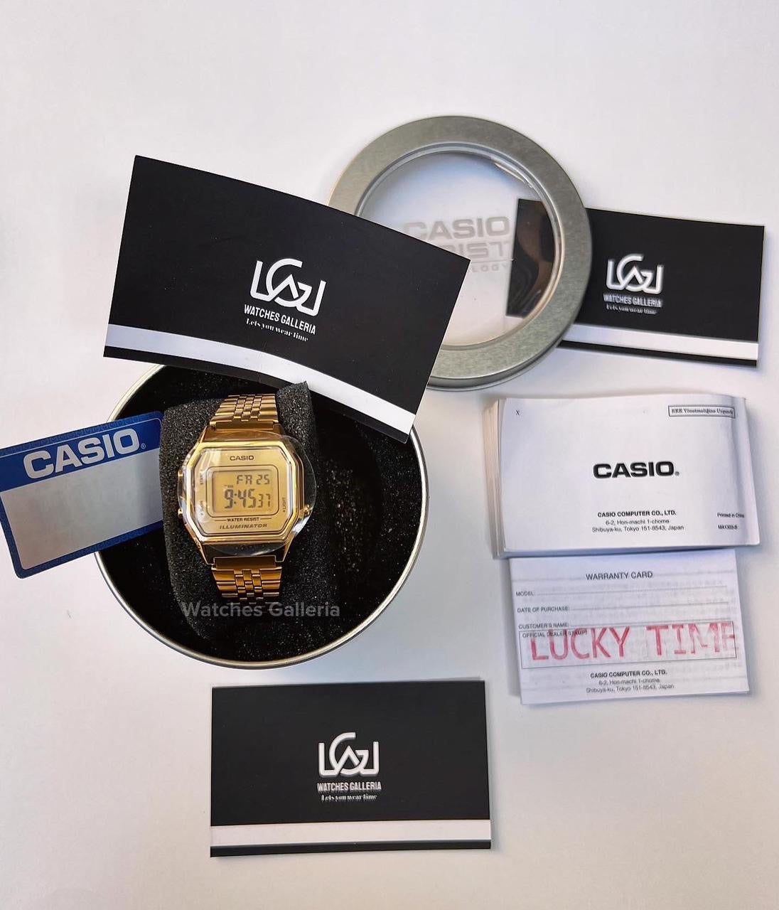 Casio Digital Watch (Gold) LA680W