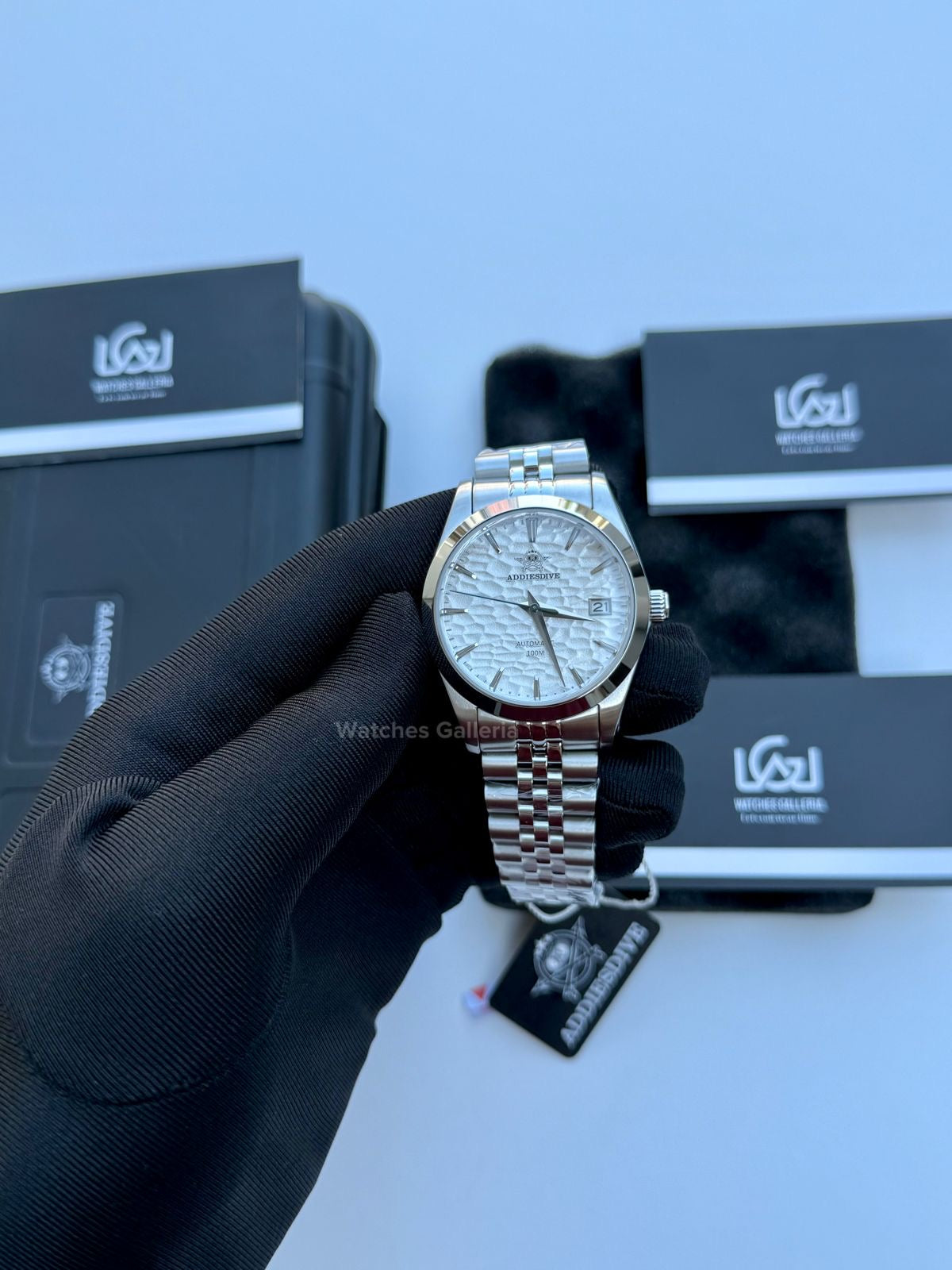 Addiesdive Omiwatari (White) Japan Automatic Movement AD2118 Watches Galleria