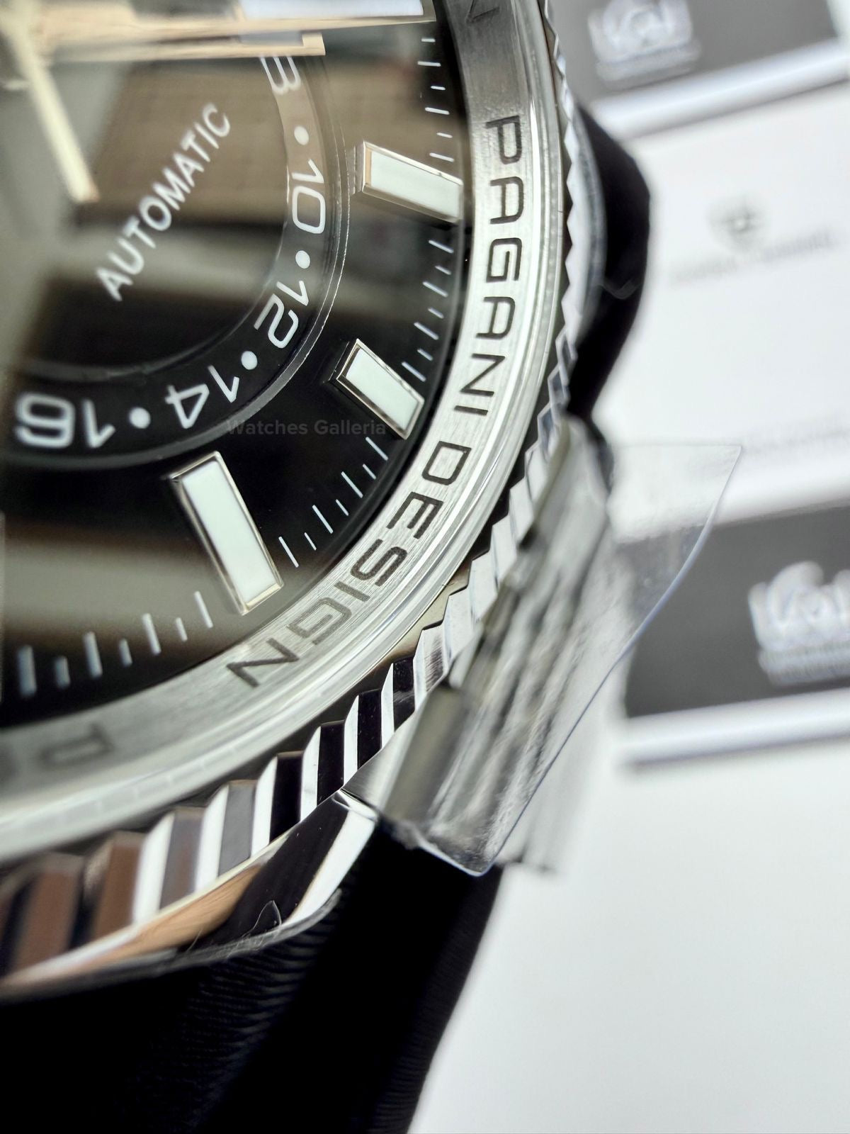 Pagani Design PD1888 Black Sky Dweller Black 40mm – First Time in Pakistan | Limited Edition Automatic GMT Watch