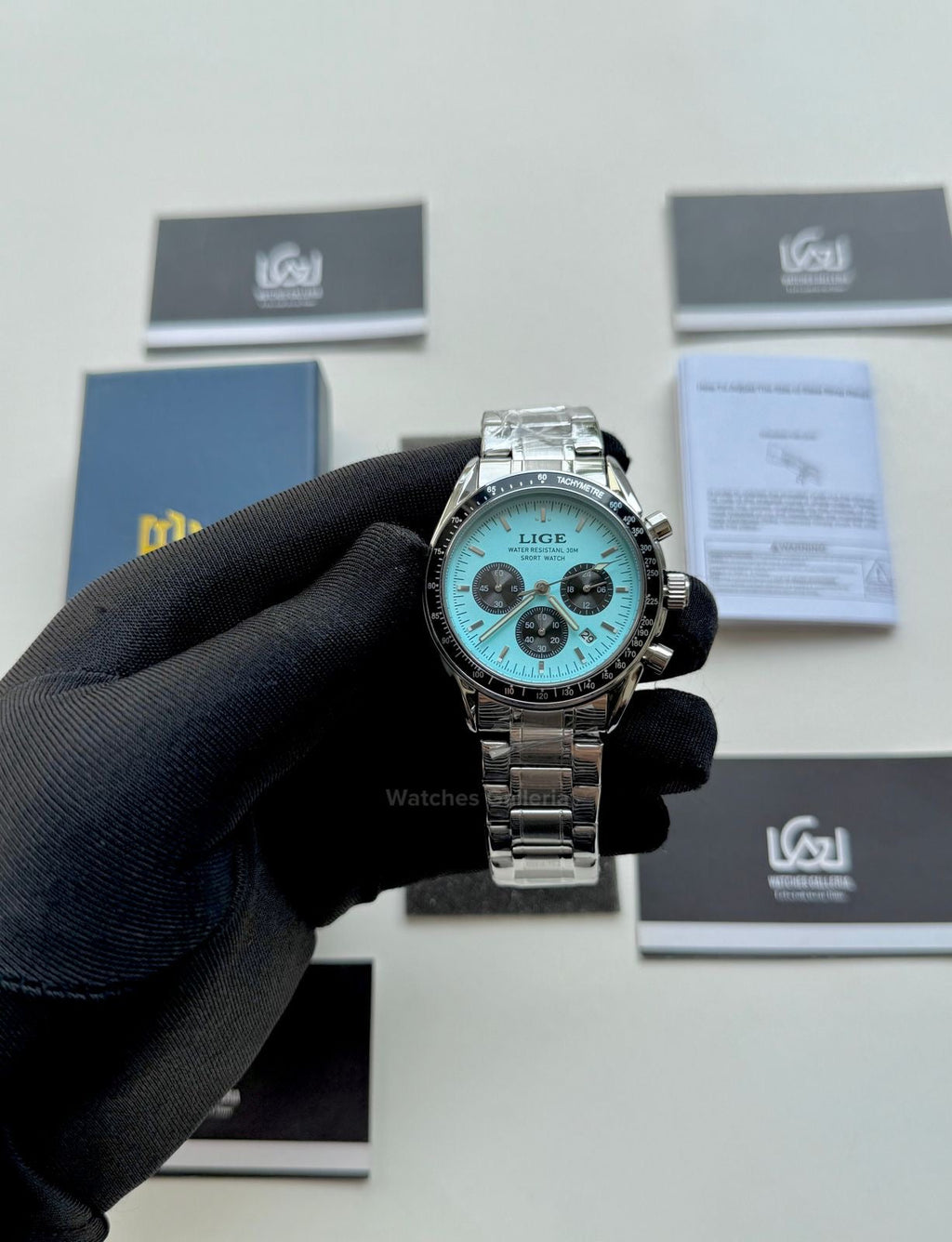 Lige Speedmaster Moonswatch Quartz (Tifanny) Lige89137 Watches Galleria © Copyrights All Right Reserved