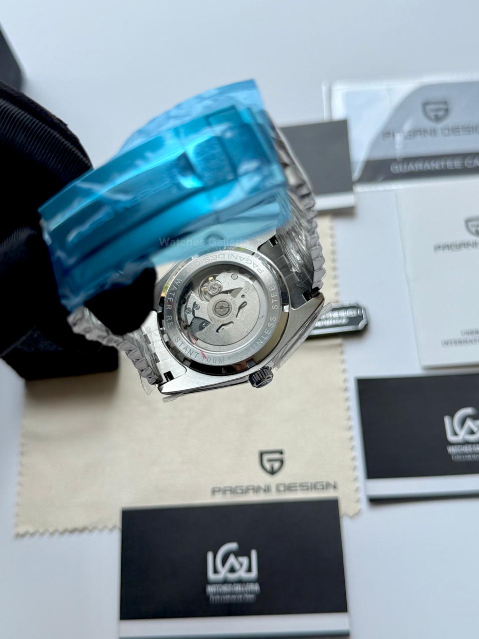 Pagani Design PD1783 Date Day Ice Blue Jubilee Edition Automatic Watch | Seiko NH36A | Sapphire Crystal | 100M Waterproof | Pakistan