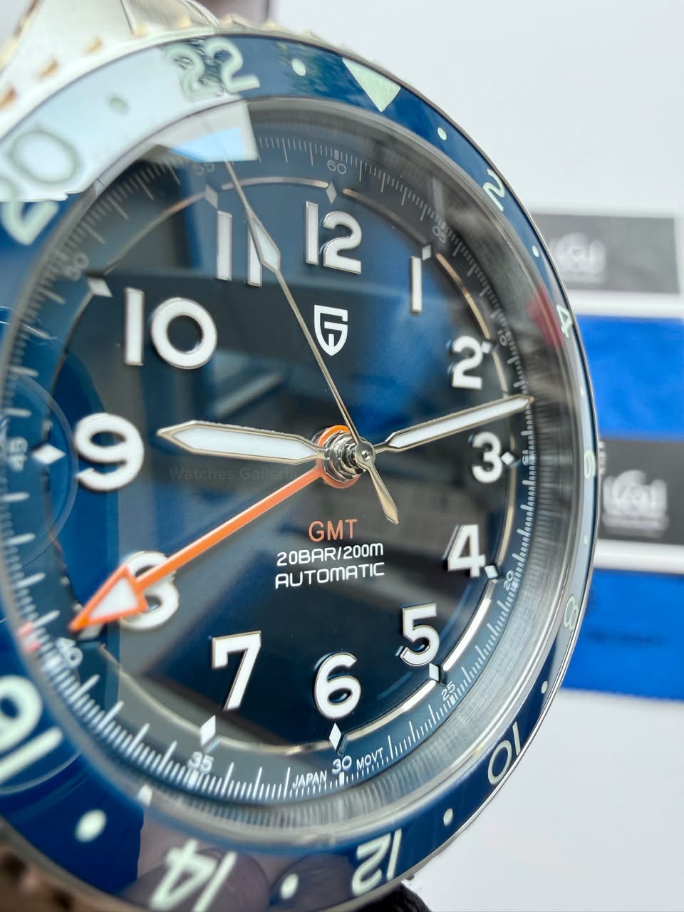 Pagani Design PD1784 GMT Automatic Watch – Seiko NH34 Dual Time Zone | 200M Waterproof Sapphire Crystal | Ceramic Bezel Luxury Sports Watch | Pagani Design Pakistan