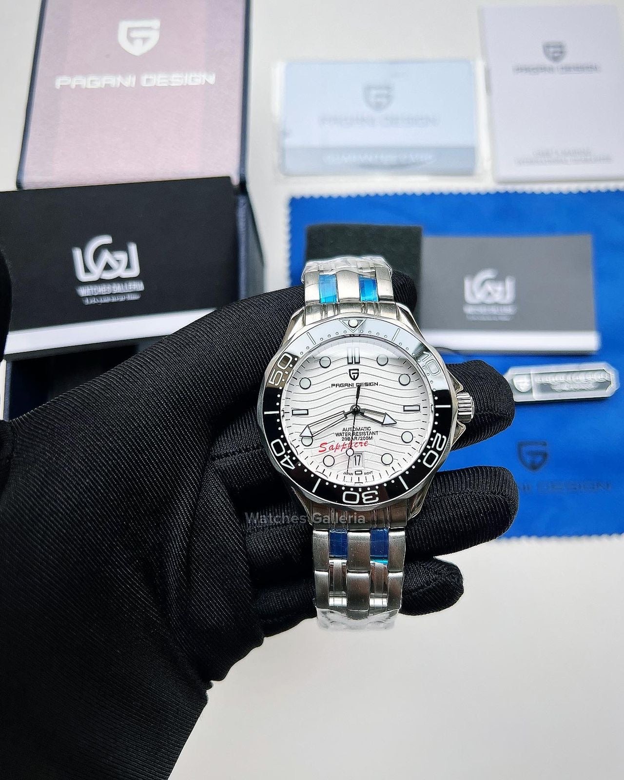 Pagani Design Seamaster Diver Automatic (White) PD1685