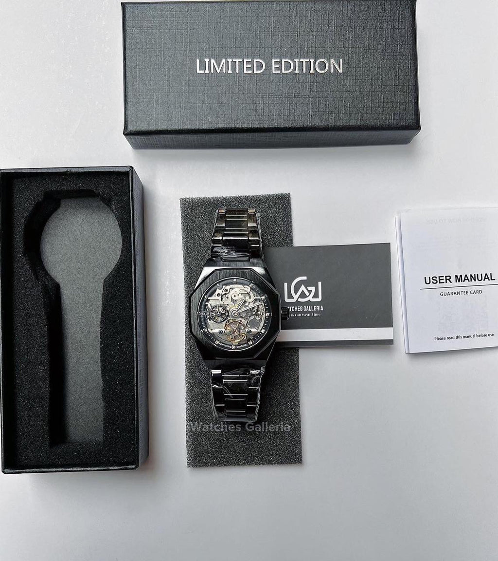 Forsining Royal Oak Skeleton Automatic (Black) TM375G