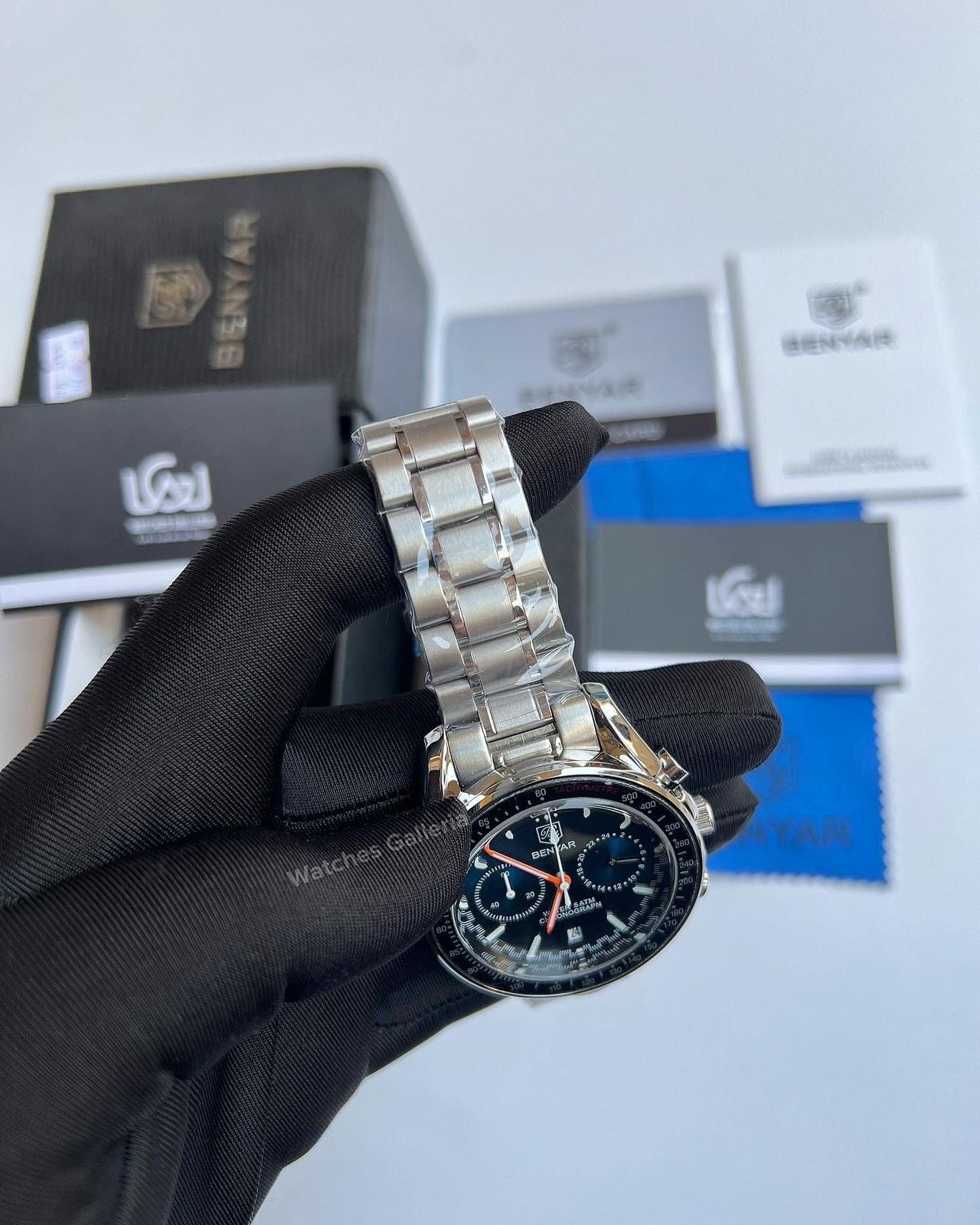 Benyar Black Bay Chronograph Quartz (Blue) BY5194