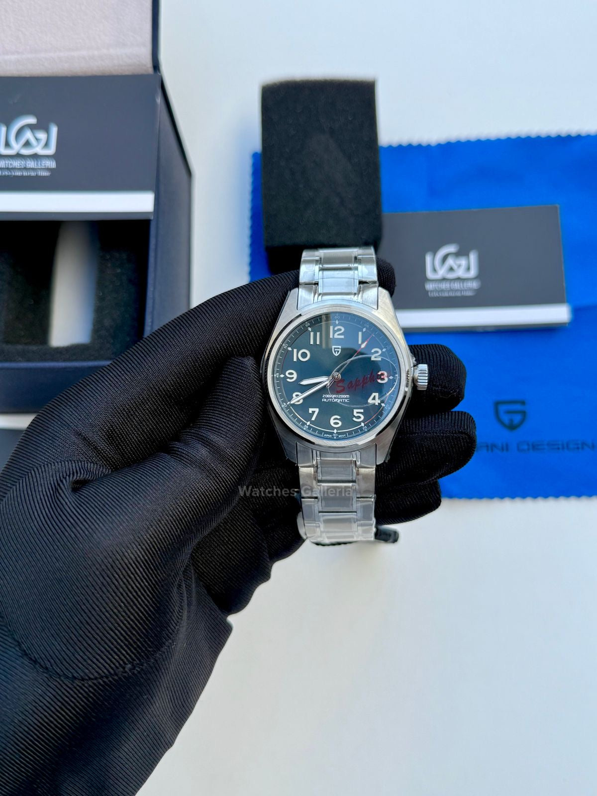 Pagani Design Spirit Pilot Automatic (Blue) PD1717 Watches Galleria