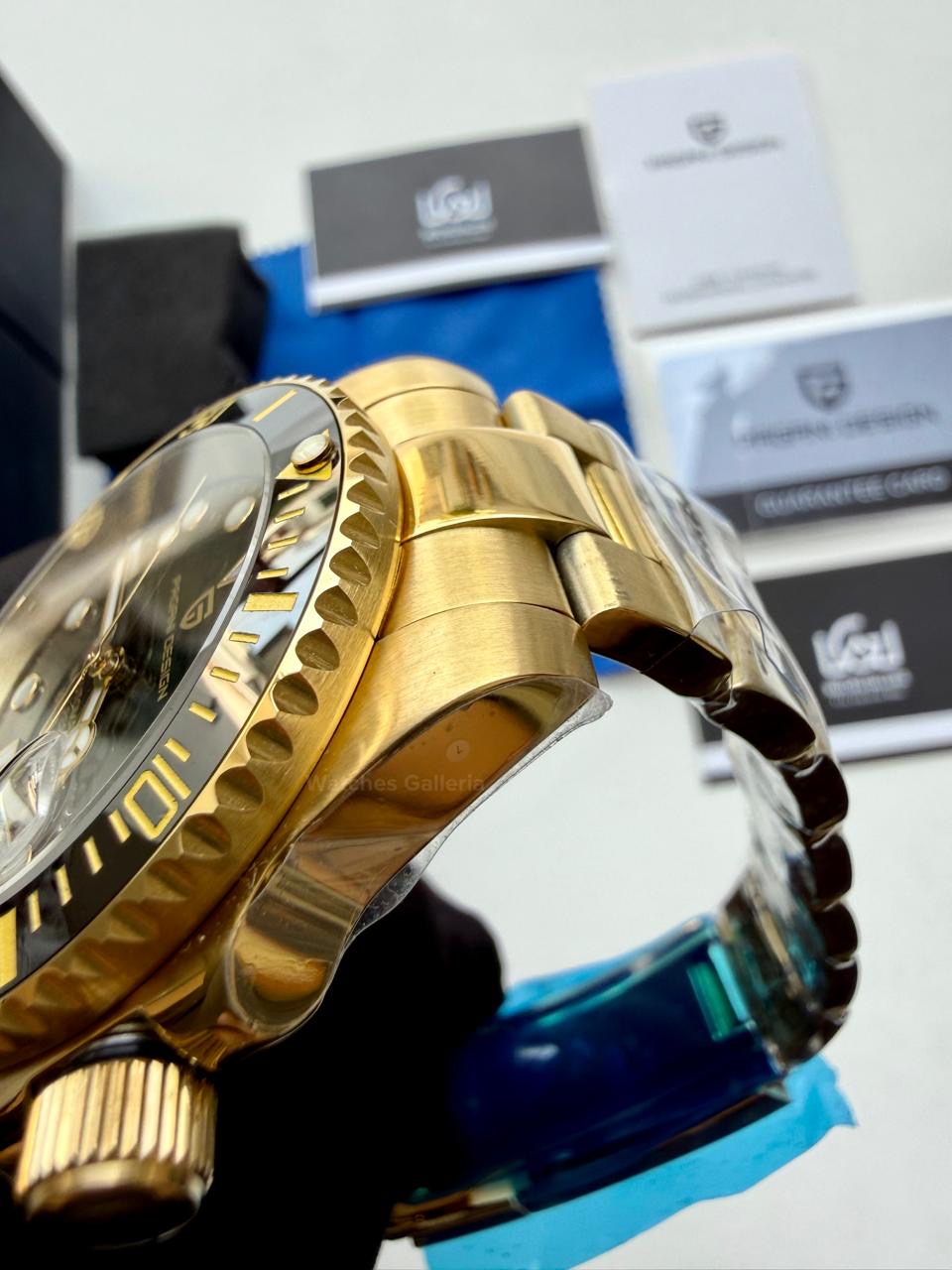 Pagani Design PD1661 Submariner (Gold Black) Pagani Design in Pakistan