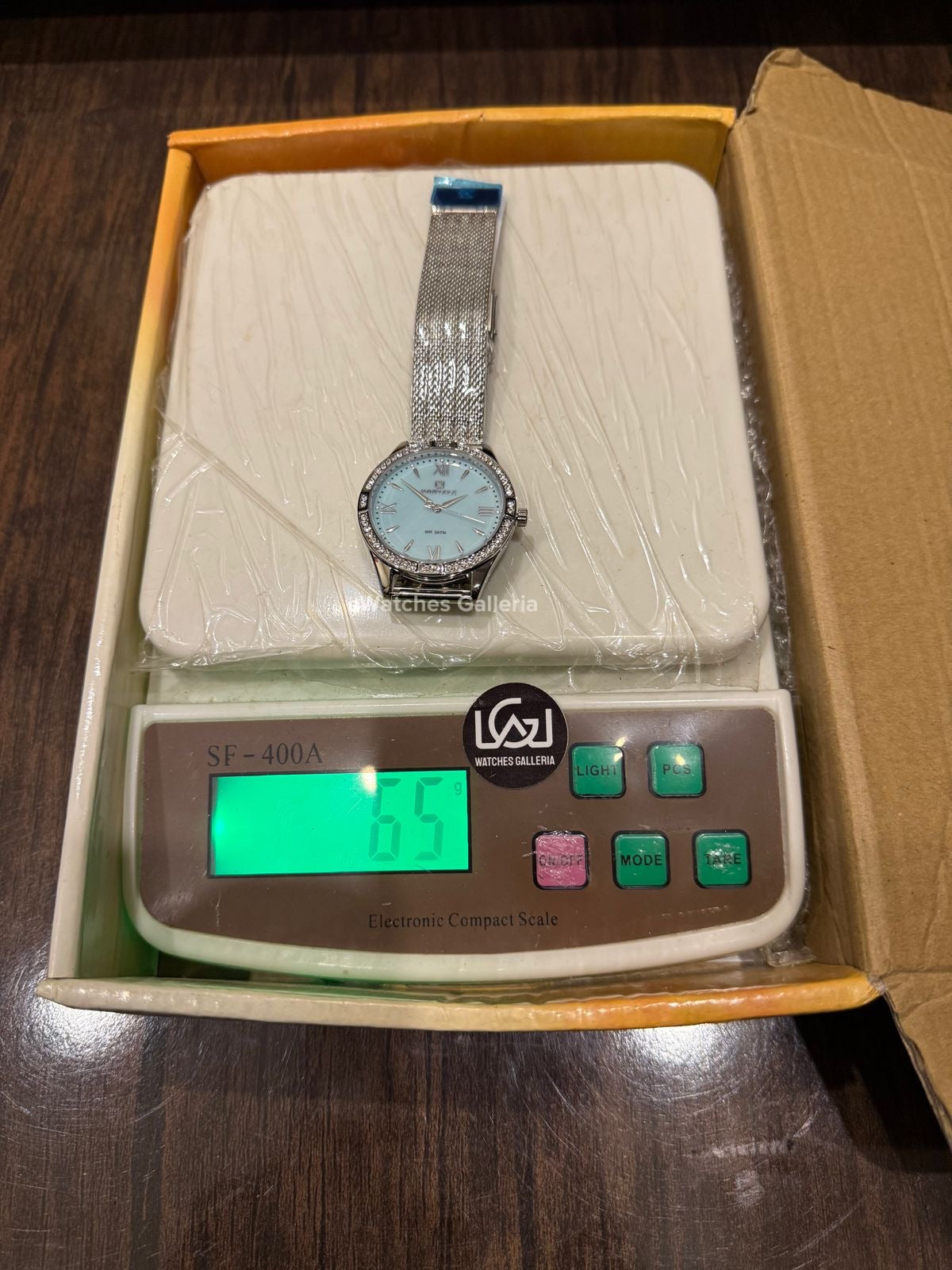 Naviforce NF5028 Ice Blue Classic Stones Quartz Watch (Unisex) Naviforce Watch Pakistan